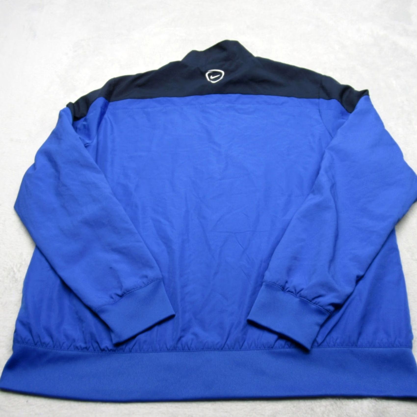 Nike Nike Dri-FIT Jacket Mens XL Royal Blue Zip Soccer Hockey Squad Training Golf Size US XL / EU 56 / 4 - 3 Thumbnail