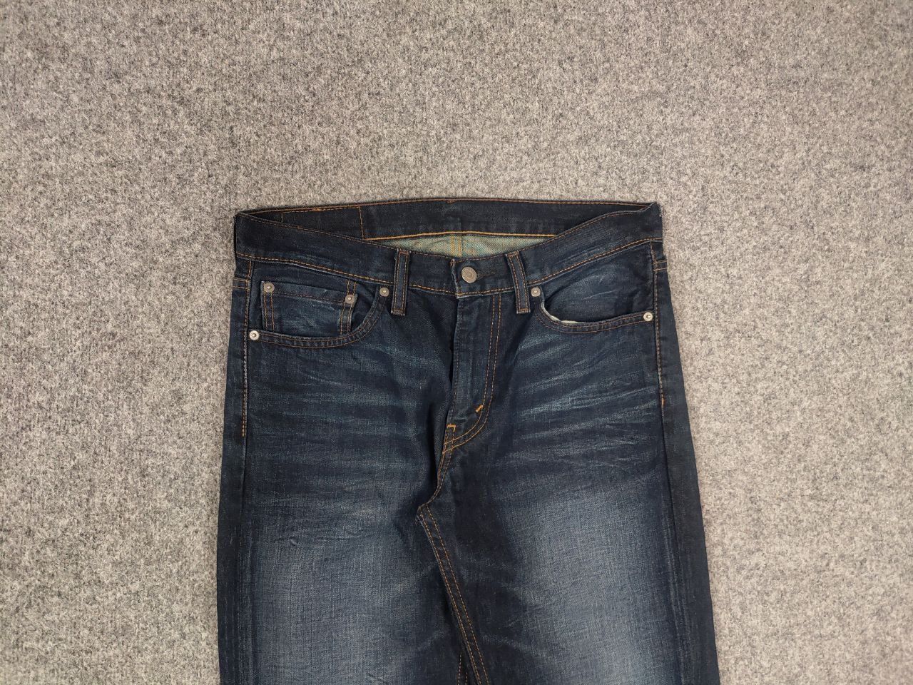 Levi's Levis 511 Faded Denim dark wash Slim Fit jeans Vintage Style Size US 32 / EU 48 - 4 Thumbnail