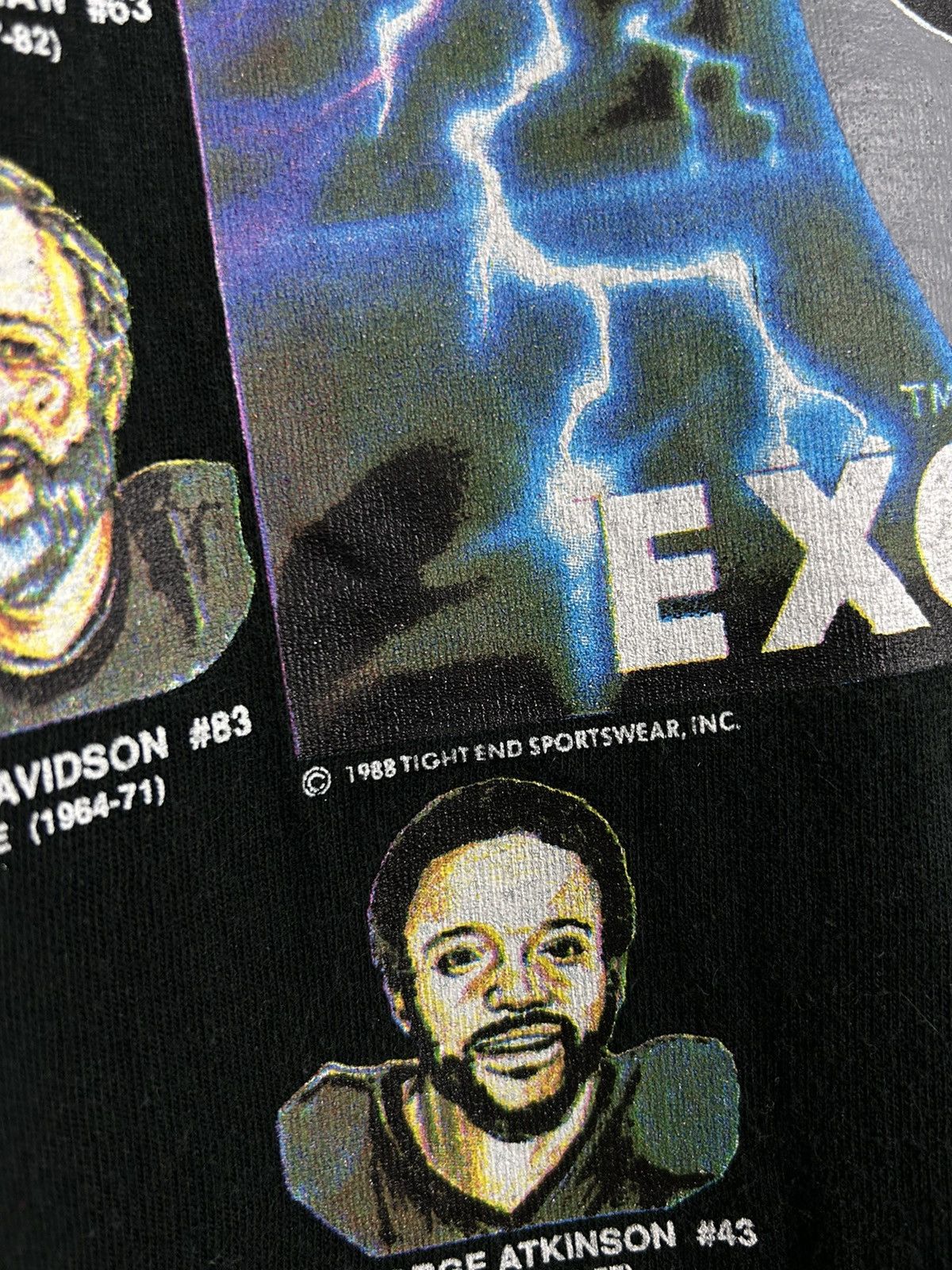 NFL 80s Vintage 1988 Raider's Legends NFL Single Stitch T-Shirt Size US XL / EU 56 / 4 - 5 Thumbnail