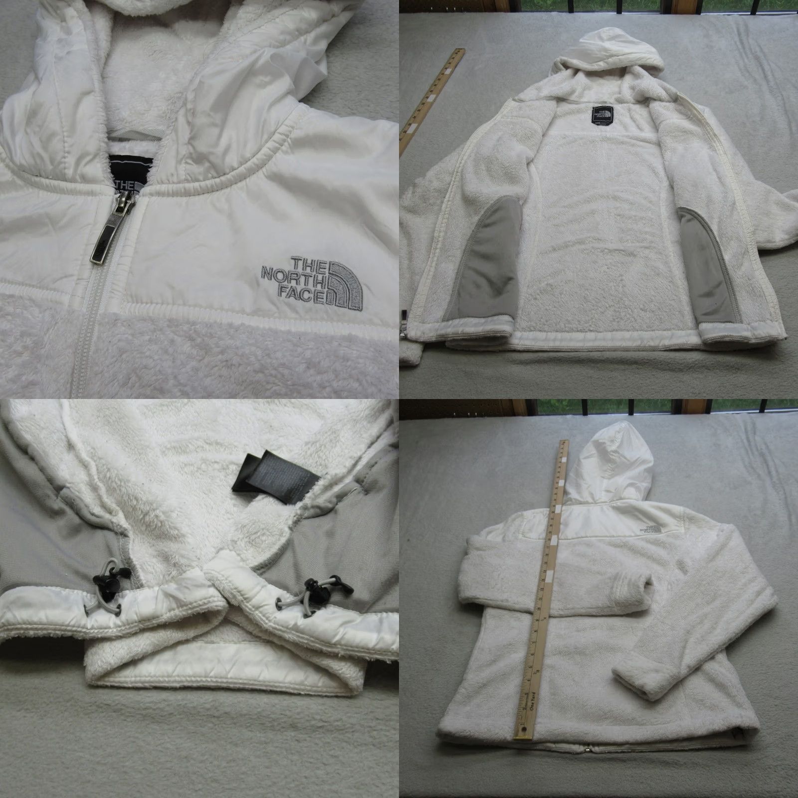 The North Face The North Face Women Small White Fleece Full Zip Jacket Size S / US 4 / IT 40 - 8 Thumbnail
