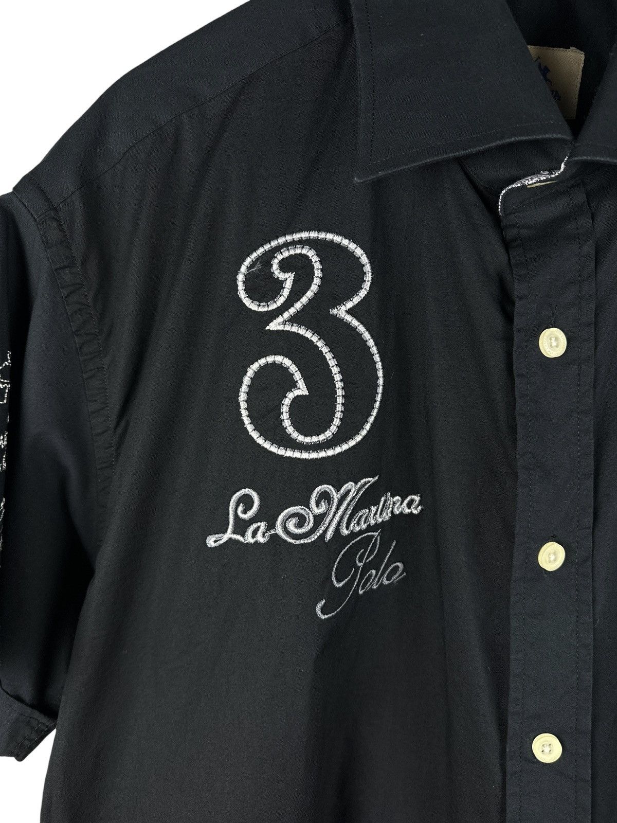 La Martina Vintage La Martina Argentina Short Sleeve Shirt Black Size US XL / EU 56 / 4 - 5 Thumbnail