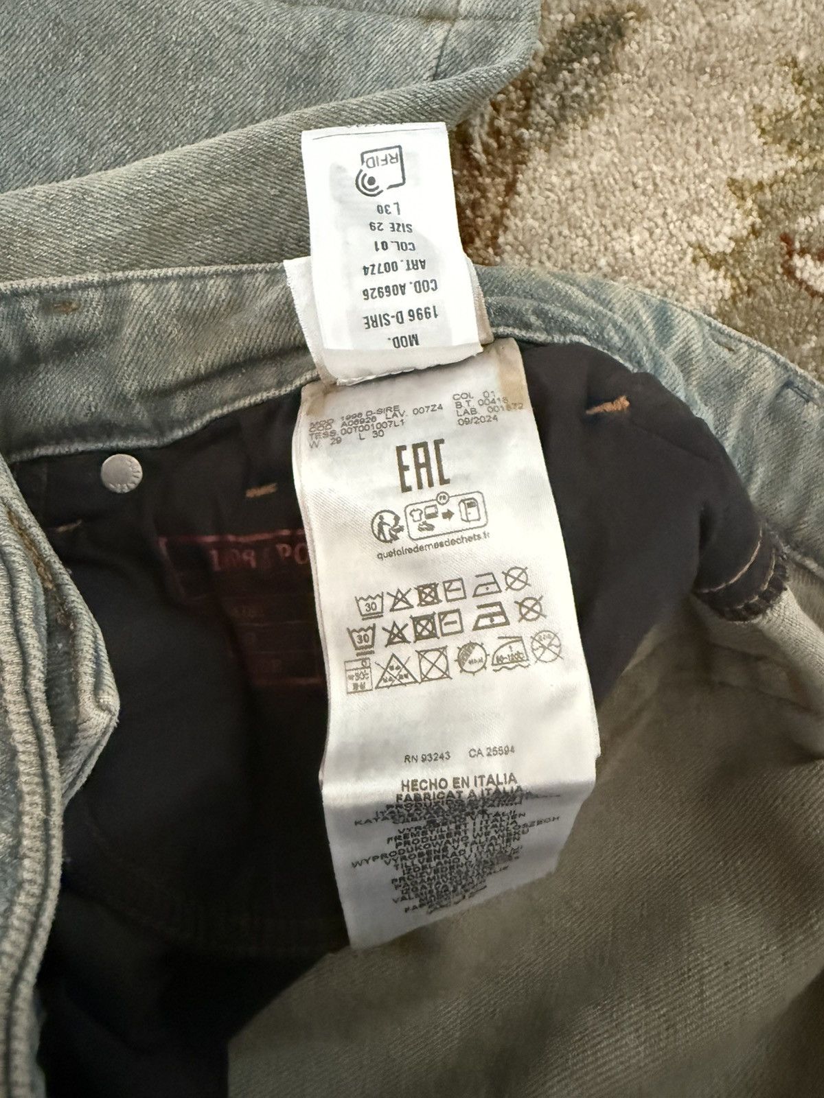 Diesel Baggy Distressed Faded Diesel D-Sire Denim Size US 32 / EU 48 - 8 Thumbnail