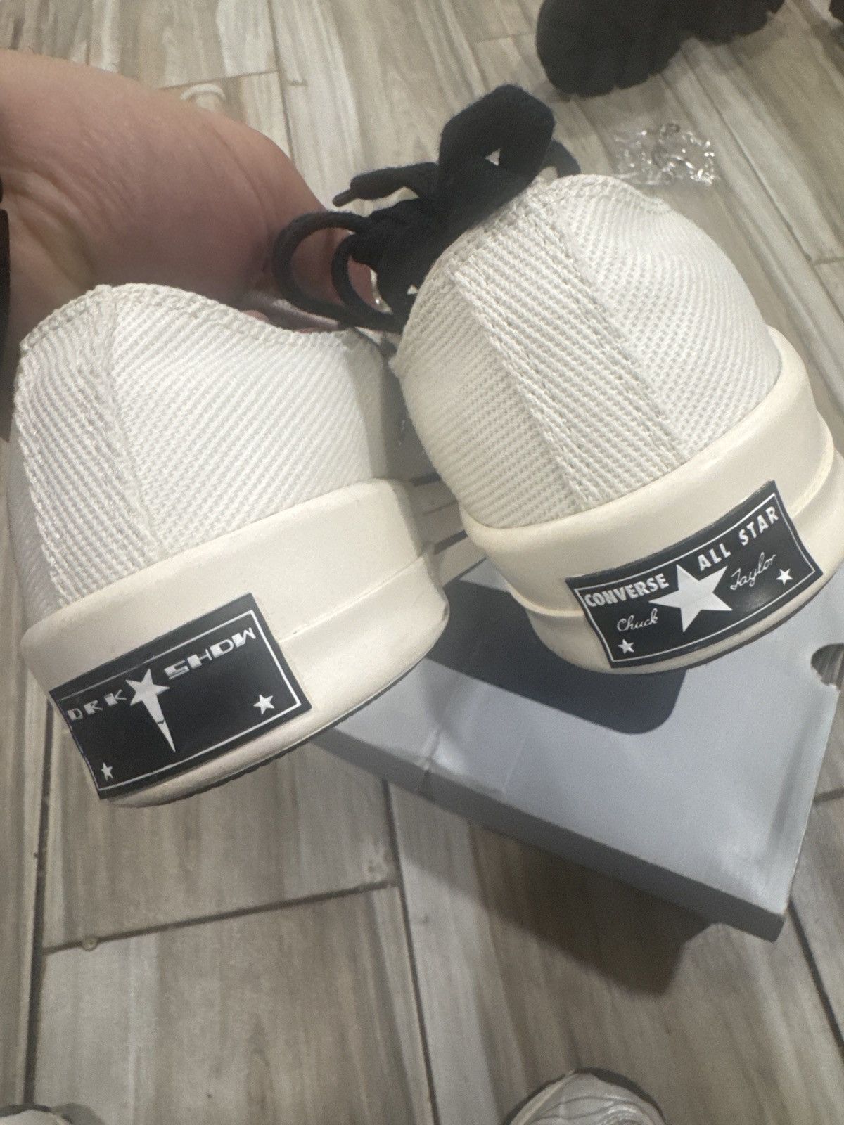 Converse × Rick Owens Drkshdw drkstar rick owens converse Size US 10.5 / EU 43-44 - 7 Thumbnail