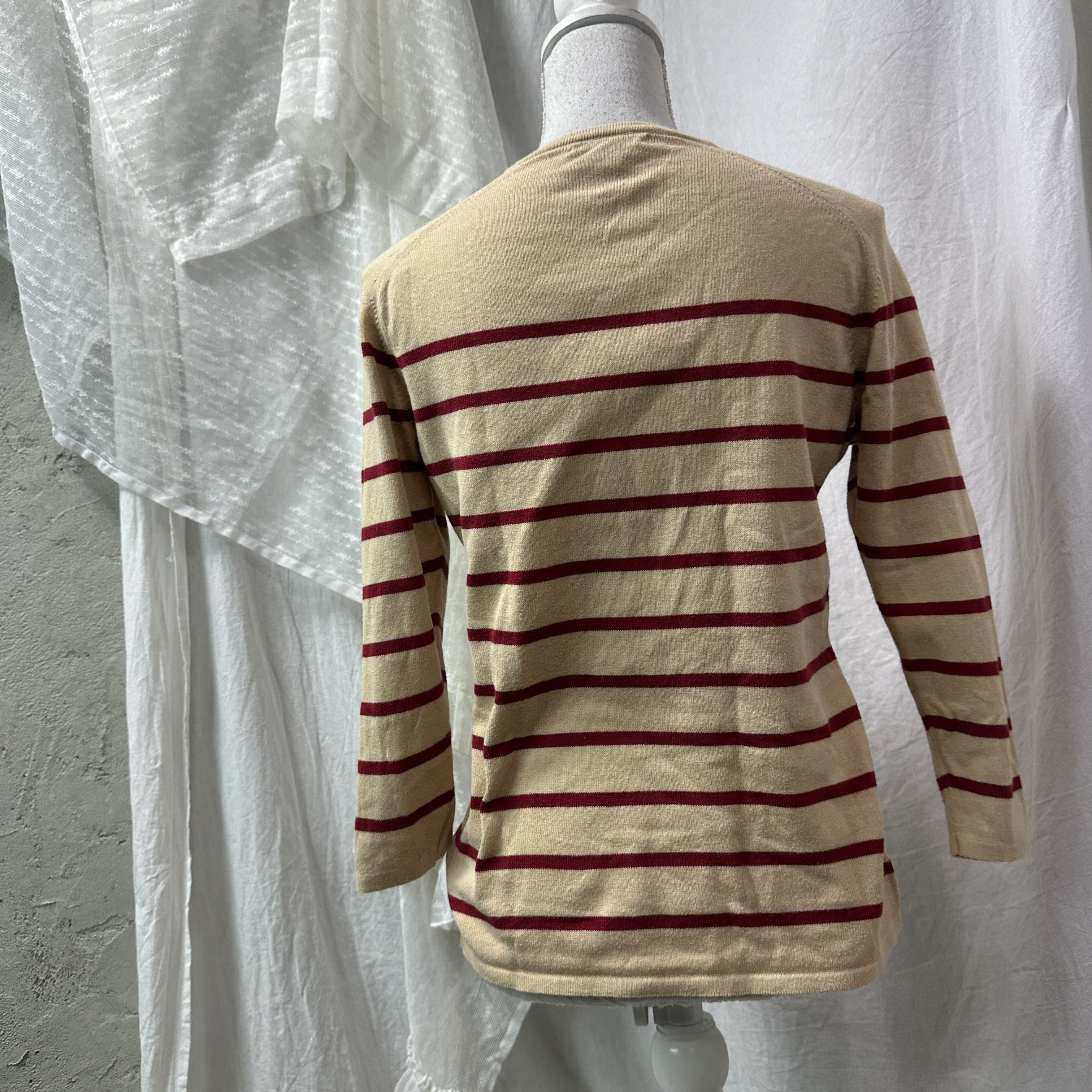Burberry Vintage Striped Streetwear Burberry Italian Sweater 00s Size S / US 4 / IT 40 - 8 Thumbnail