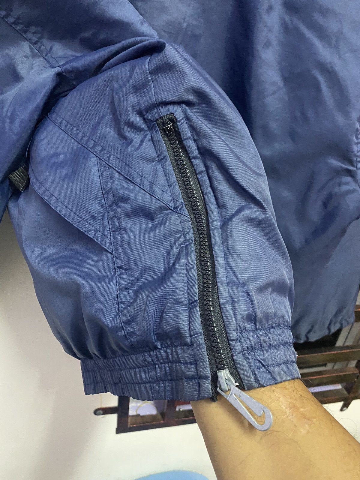 Vintage Vintage 90s Nike Half Zip Up Bomber Jacket Size US L / EU 52-54 / 3 - 7 Thumbnail