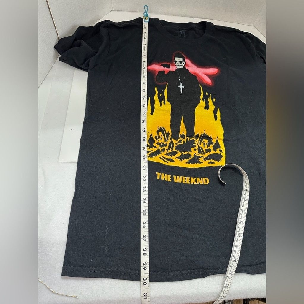 The Weeknd The Weeknd Official XO Starboy Black Tee Skeleton Cross XL Size US XL / EU 56 / 4 - 11 Thumbnail