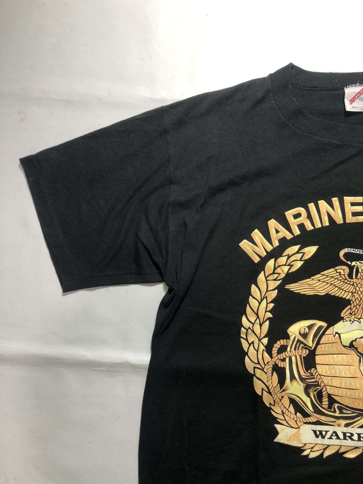 Vintage Rare Vintage Marine Corps Warriors Tee Size US XL / EU 56 / 4 - 4 Thumbnail