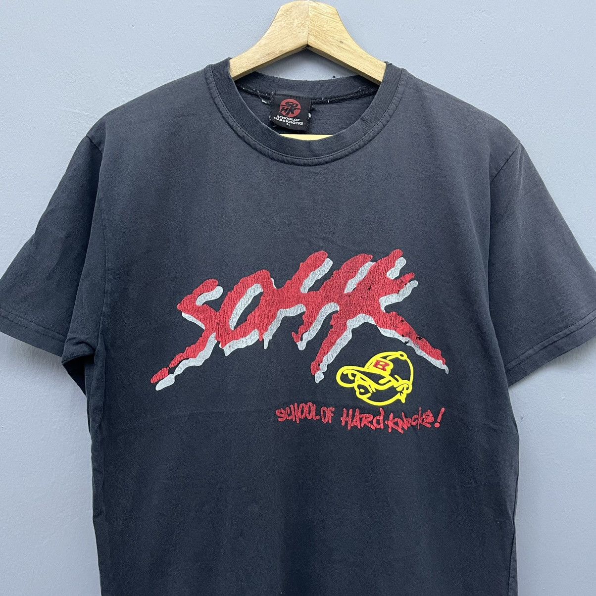 Vintage Vintage School Of Hard Knocks SOHK T-Shirt Hip Hop Size US M / EU 48-50 / 2 - 3 Thumbnail