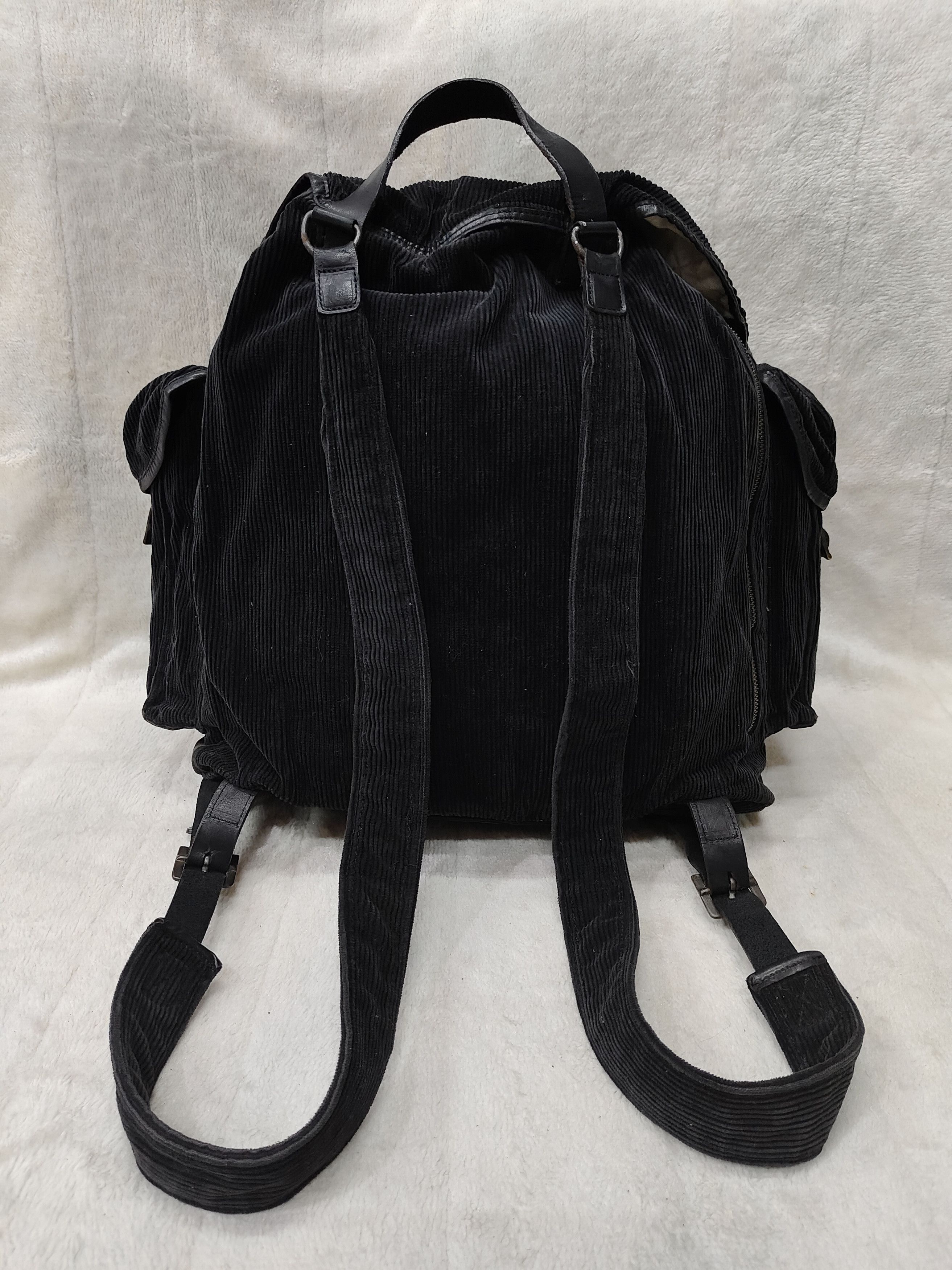 Yohji Yamamoto RARE 🇯🇵 Y's For Men 🇯🇵 Corduroy Multi Pocket Backpack Size ONE SIZE - 6 Thumbnail