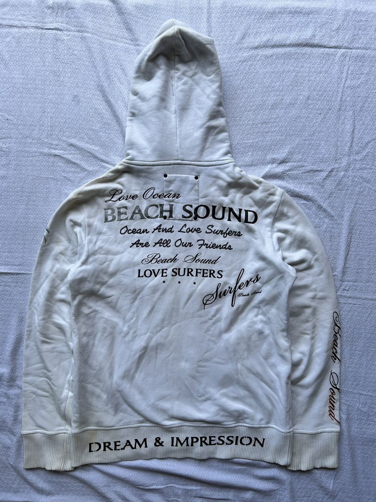 Japanese Brand Japanese Beach Sound Love Surfers Zip Hoodie Size US L / EU 52-54 / 3 - 12 Thumbnail