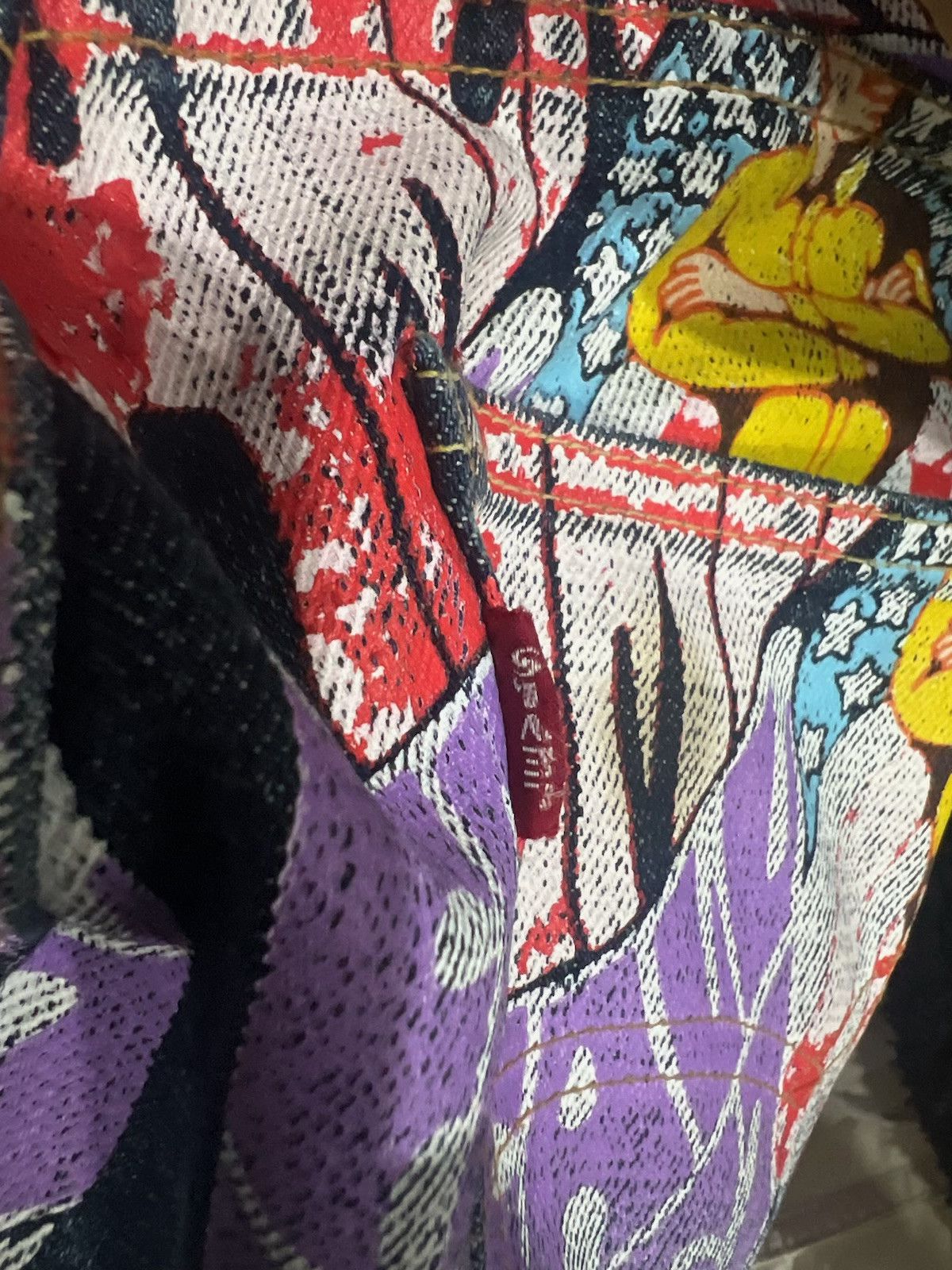 Levi's Levi’s Psychedelic Banner Print Denim Size US 31 - 8 Thumbnail