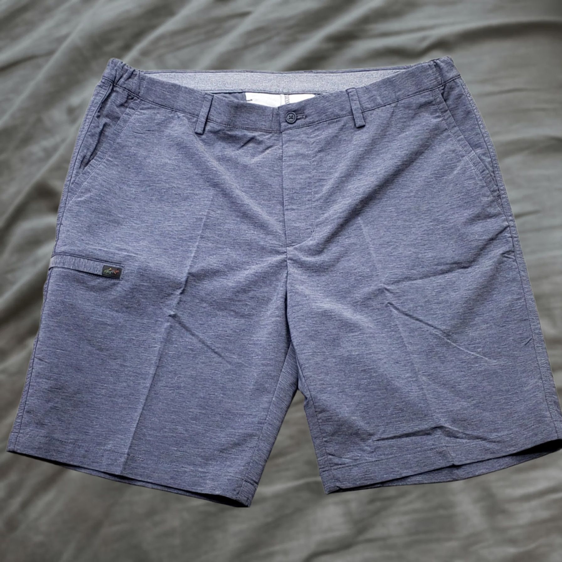 Vintage Greg Norman Golf Performance Shorts Mens 38 Blue Regular Fit Flat Front Stretch Shirt Size US 38 / EU 54 - 1 Thumbnail