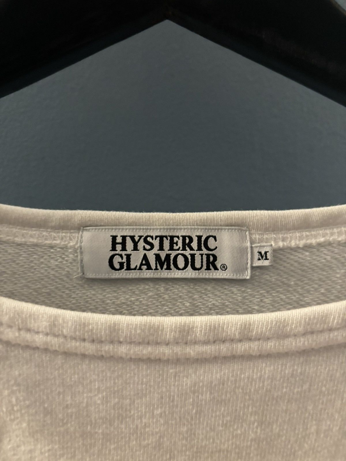 Hysteric glamour striped sweatshirt