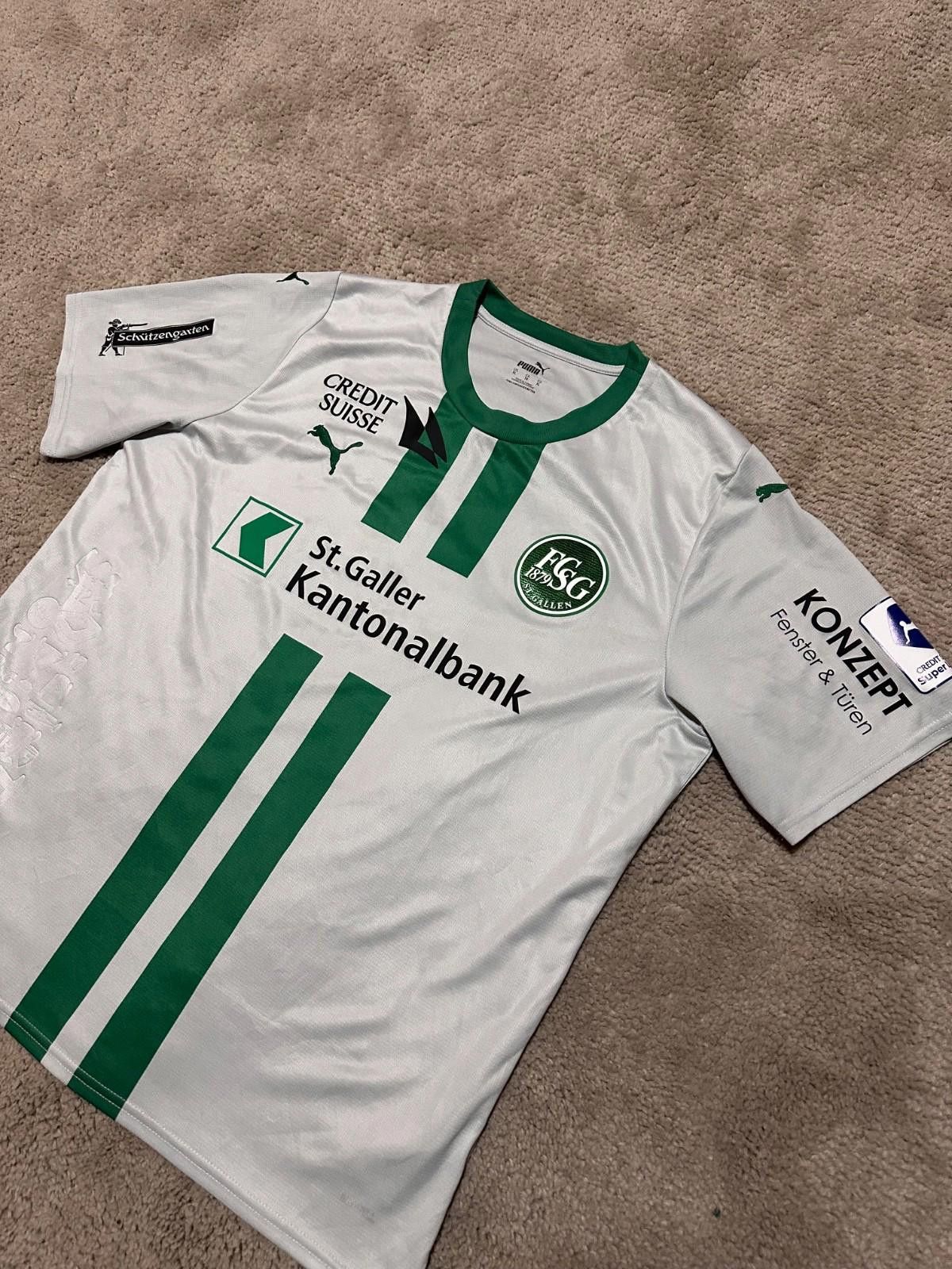 Puma #19 Moller Puma St.Gallen 2023/2024 Football Shirt Jersey XL Size US XL / EU 56 / 4 - 3 Thumbnail