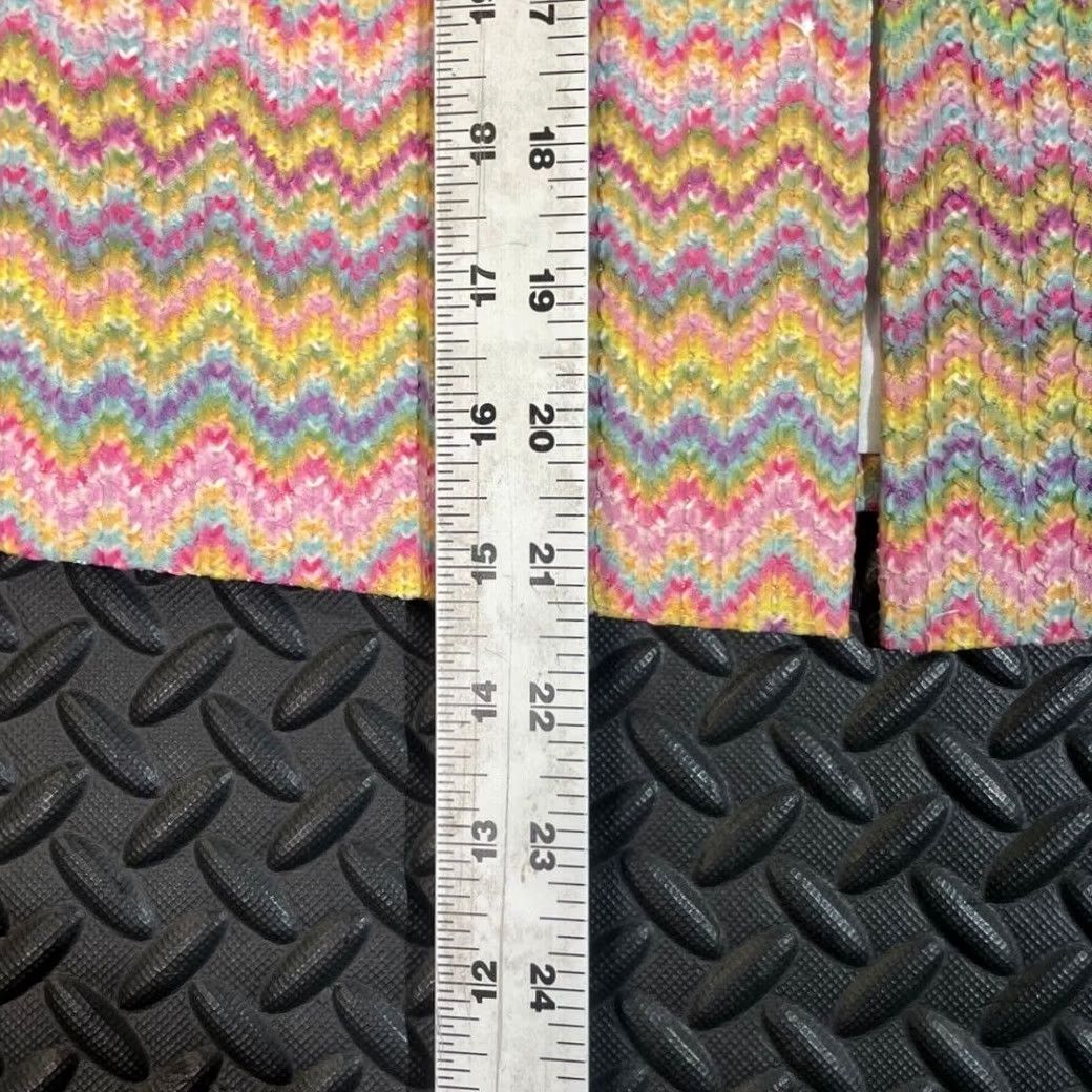 Carven Carven Designer Concept Vest Women's Size 10 Pastel Multi Color Chevron Pattern Size L / US 10 / IT 46 - 6 Thumbnail