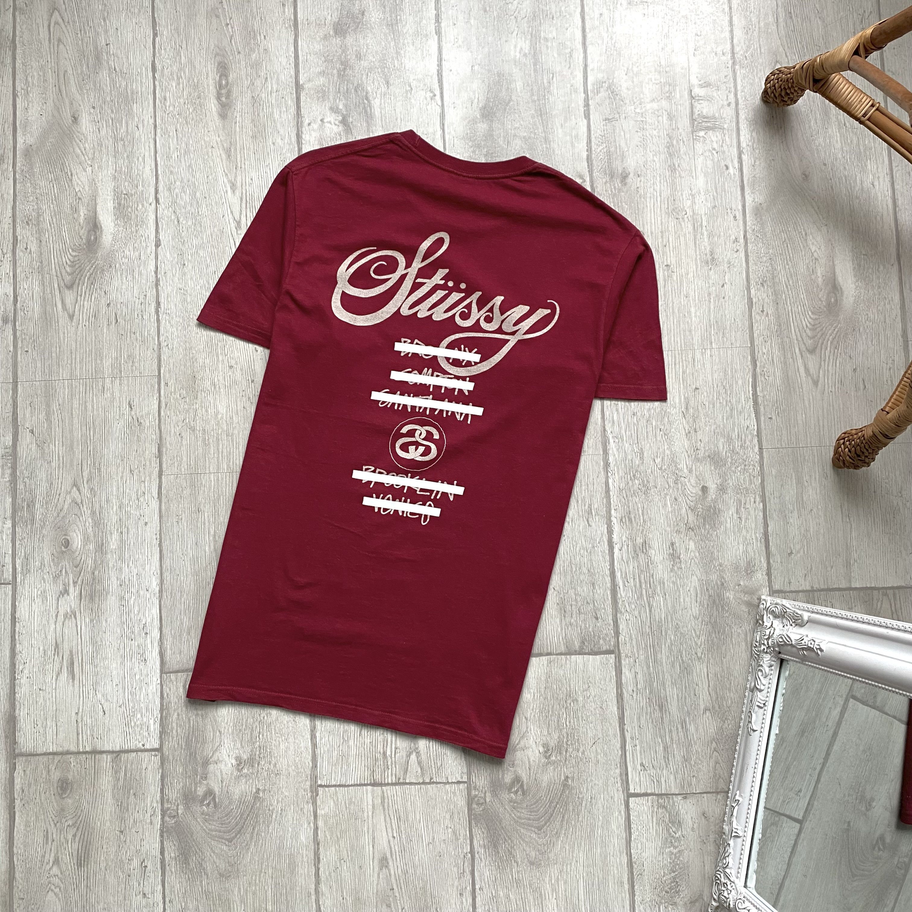 Stussy 🔥 Vintage Stussy Big Logo tee skater New York tokyo paris Size US M / EU 48-50 / 2 - 8 Thumbnail