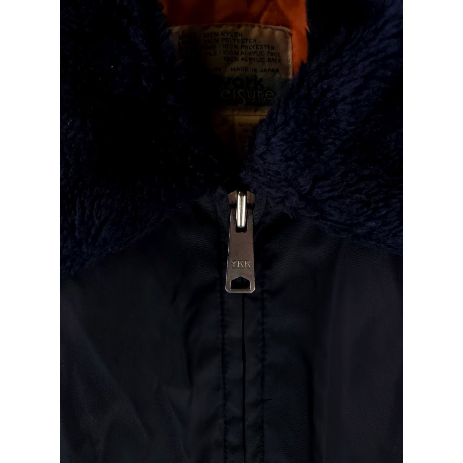 Sears VINTAGE Sears Jacket MA-1 Style Bomber Blue Mens L Jacket Size US L / EU 52-54 / 3 - 3 Thumbnail