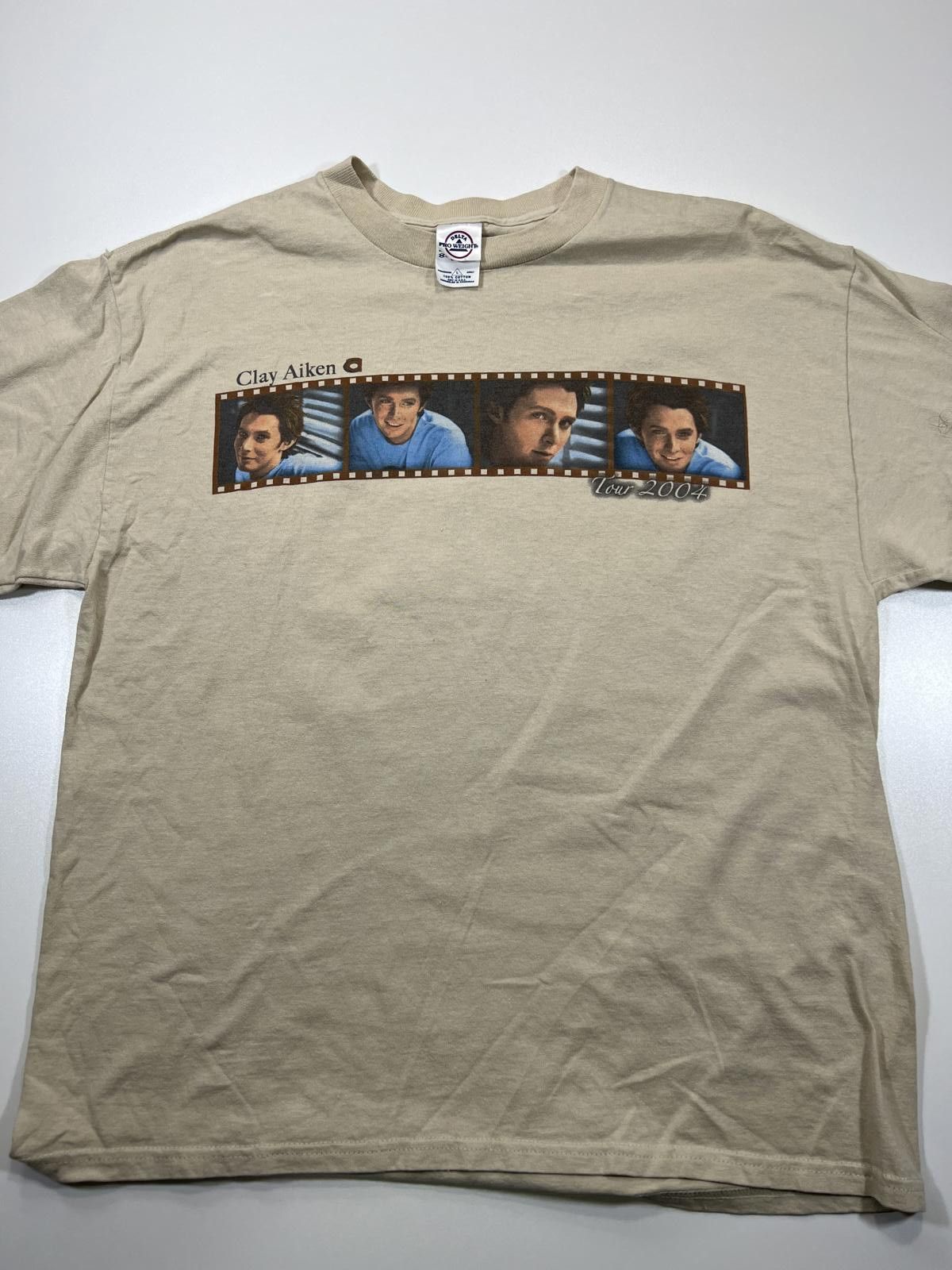 Other Clay Aiken 2004 Tour Vintage T-Shirt Size ONE SIZE - 1 Thumbnail