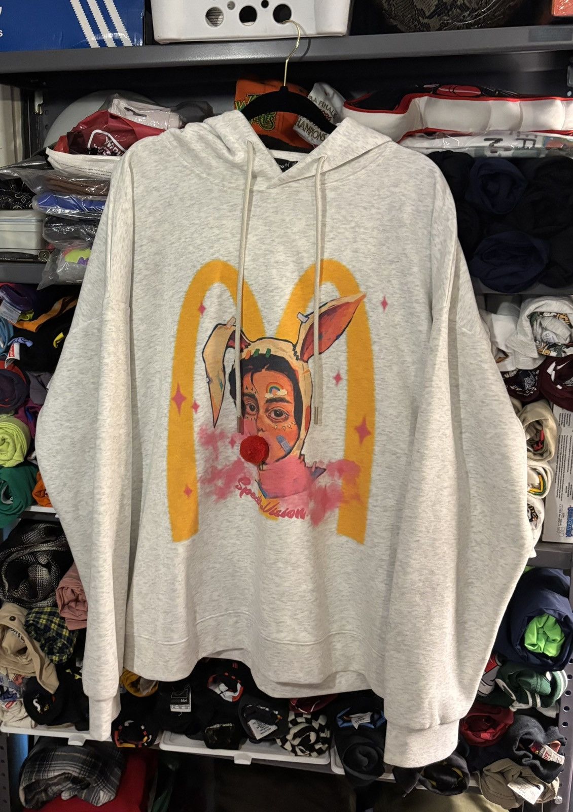 Japanese Brand SpectraVision Clown Hoodie Size US XXL / EU 58 / 5 - 1 Thumbnail