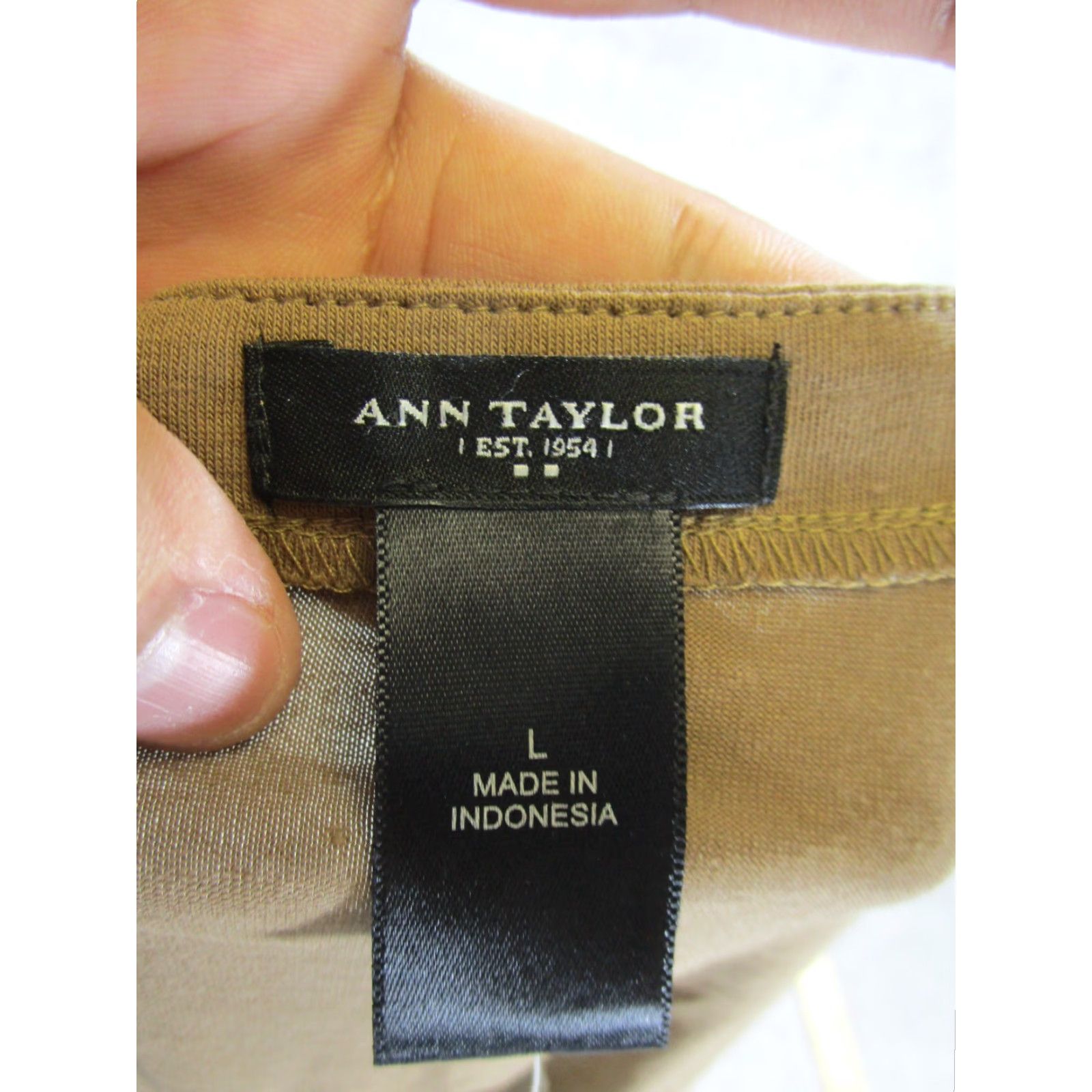 Vintage ANN TAYLOR Shirt Womens Large Sleeveless Yellow Camisole NEW Size L / US 10 / IT 46 - 6 Thumbnail