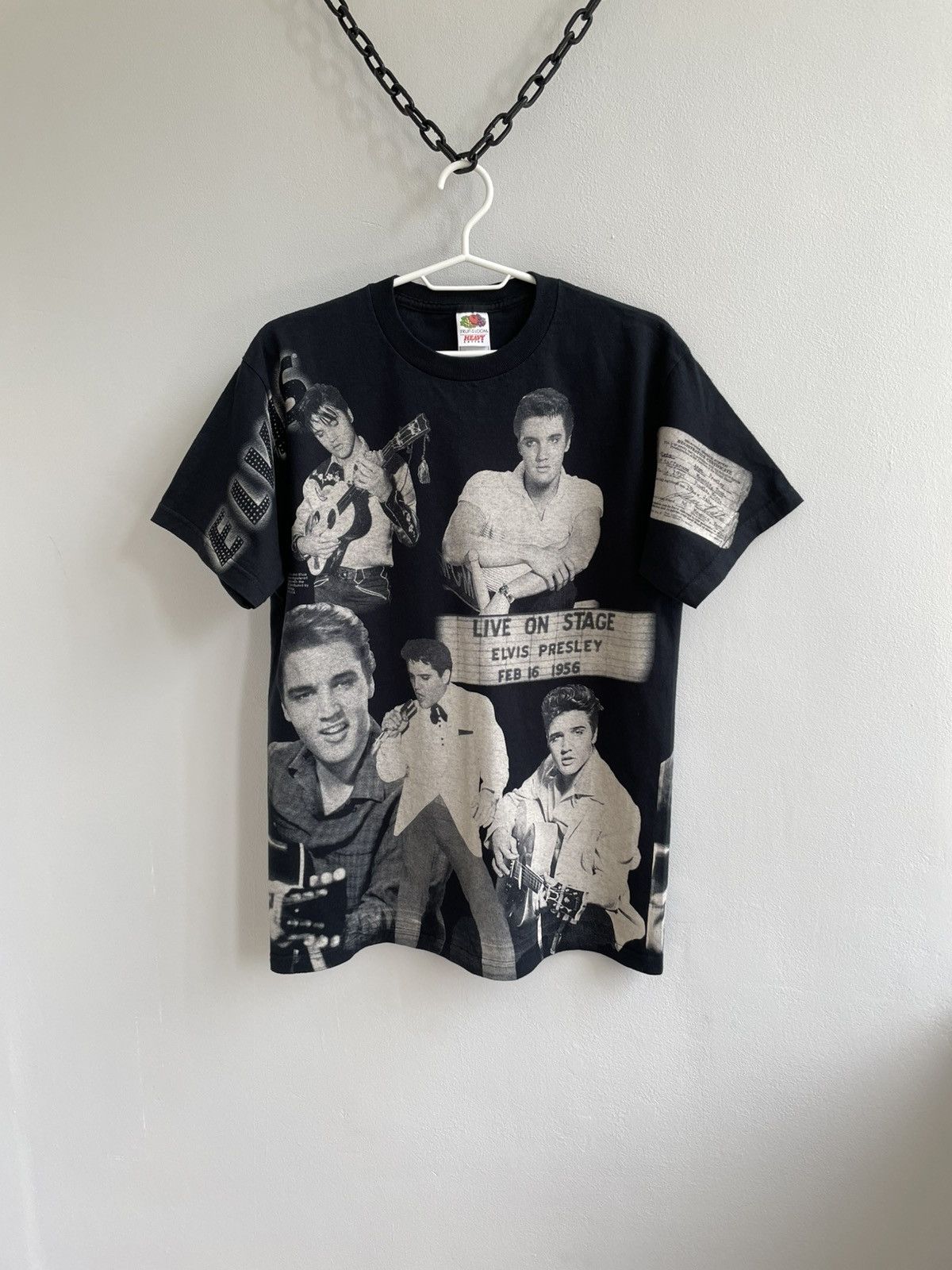 Elvis Presley Vintage T Shirt Tee Live On Stage 2000s