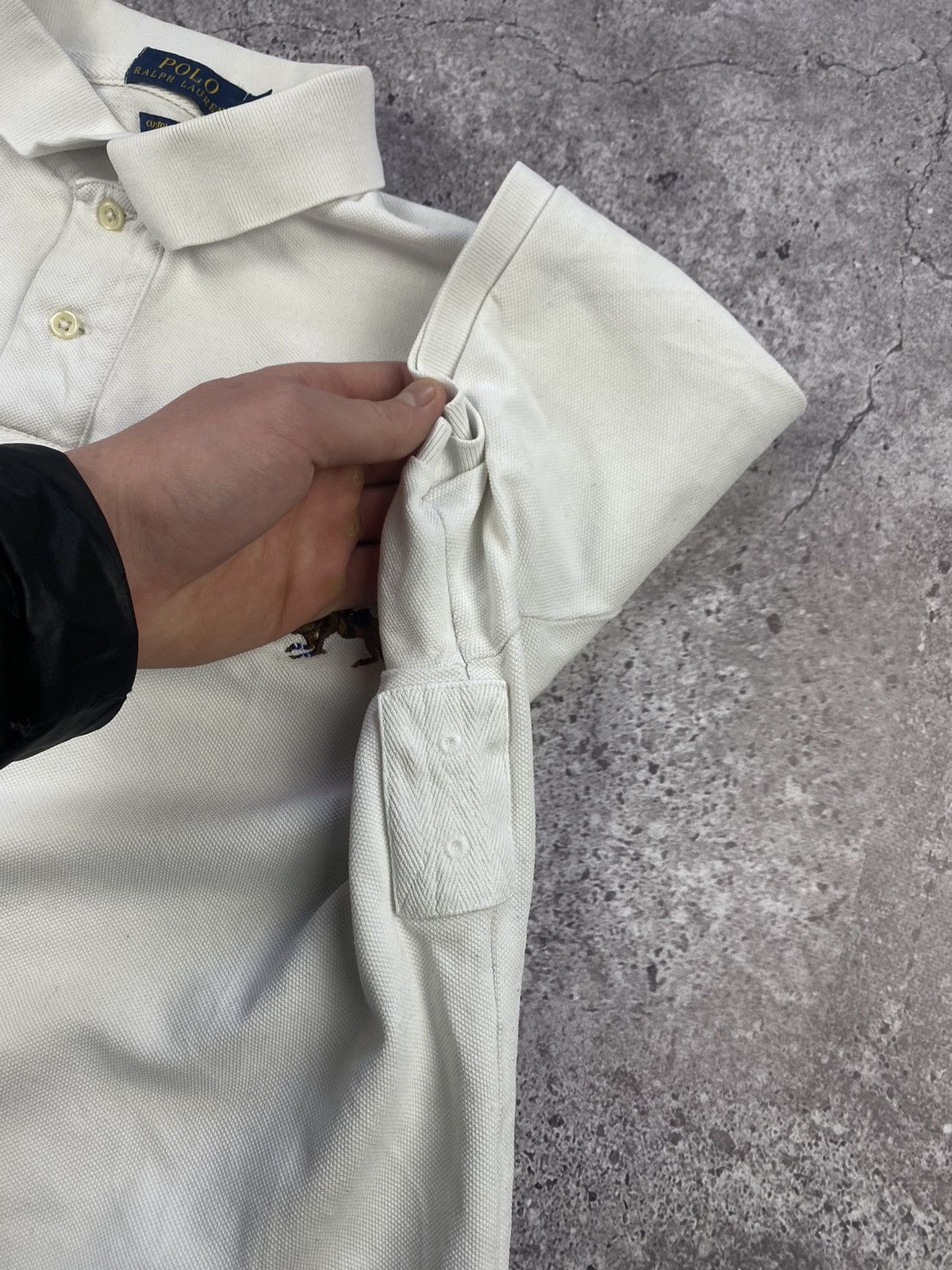 Polo Ralph Lauren × Vintage Vintage Polo Ralph Lauren Triple Pony Collared Polo Shirt #3 Size US L / EU 52-54 / 3 - 6 Thumbnail