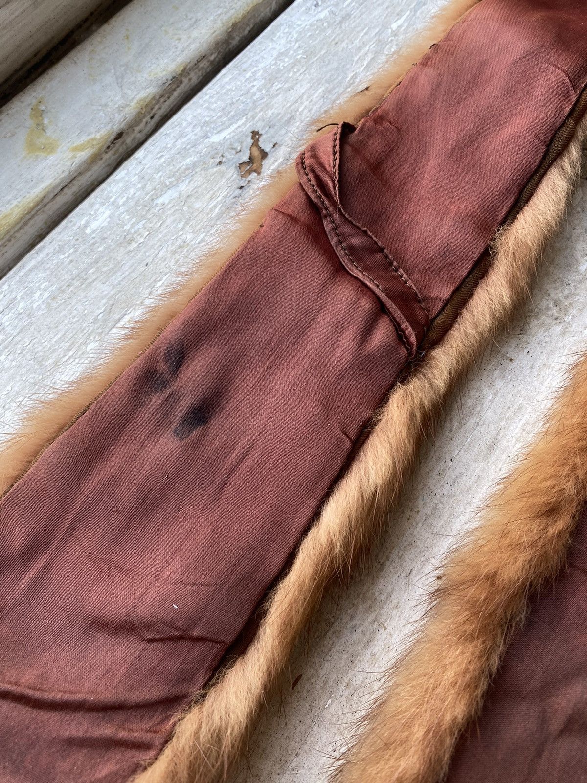 Vintage Vintage real fur mohair scarf avant-garde rare Size ONE SIZE - 7 Thumbnail