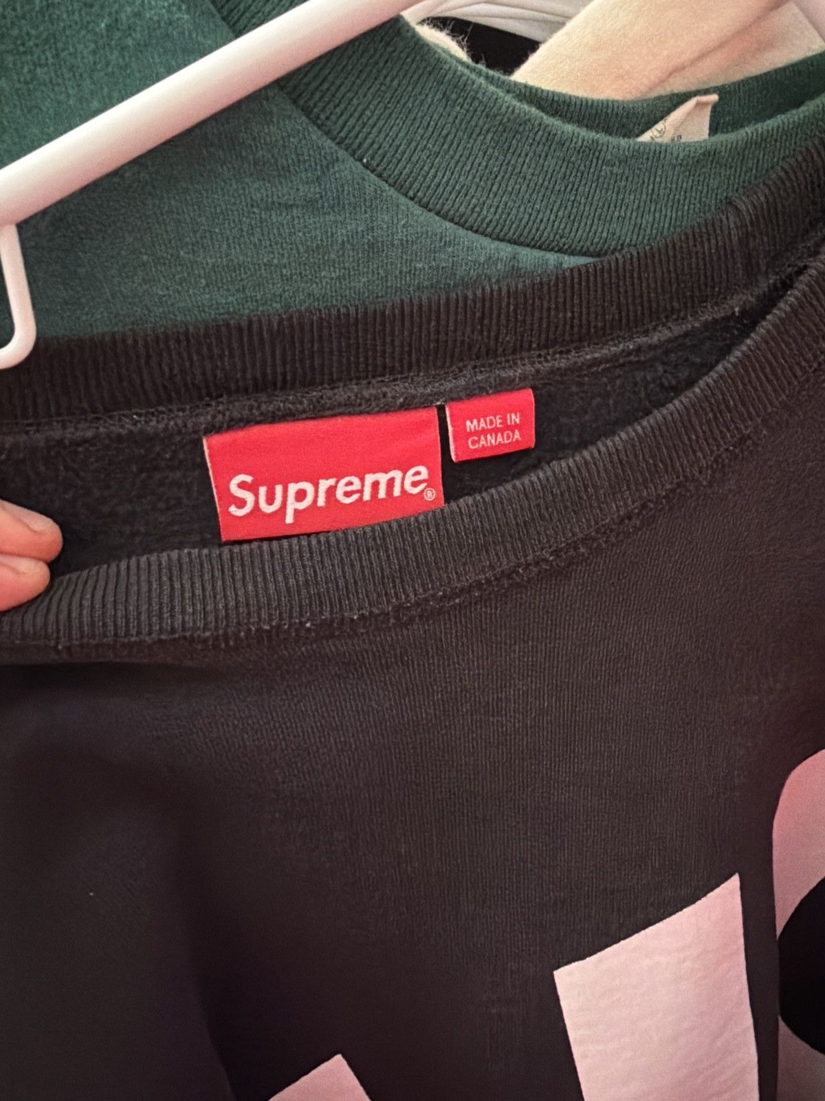 Supreme Supreme ‘Sup’ big logo crewneck Size US L / EU 52-54 / 3 - 6 Thumbnail