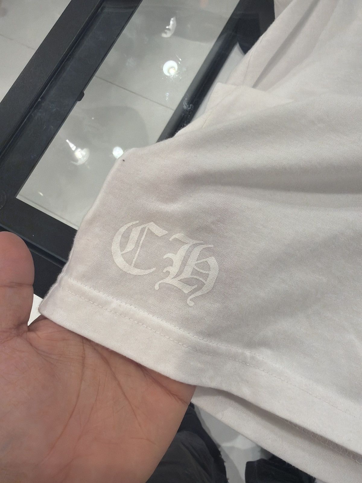 Chrome Hearts Chrome Hearts Love You Neck Logo White Tee Size US XL / EU 56 / 4 - 2 Thumbnail