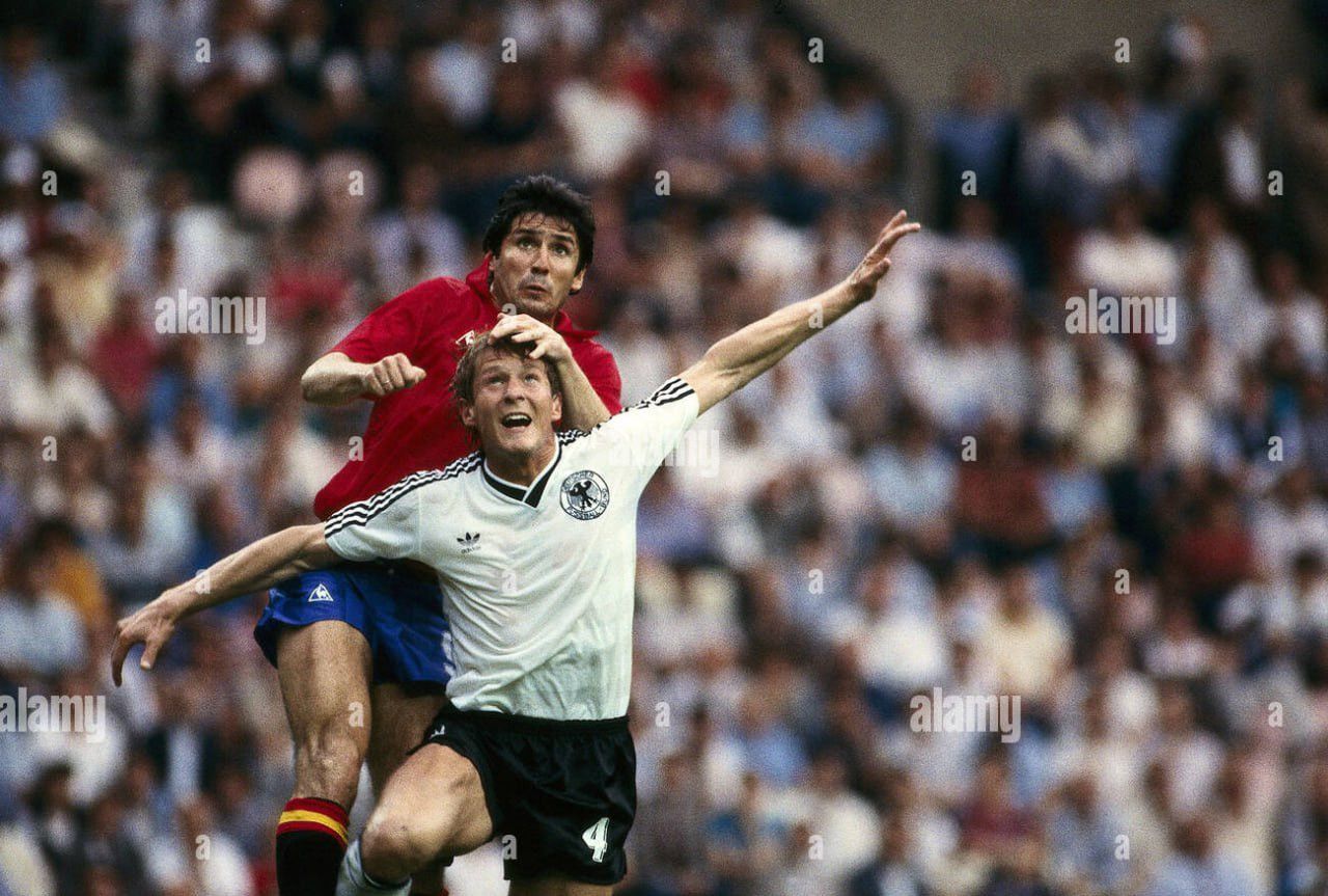 Adidas Adidas West Germany #4 Karlheinz Forster Matchworn Euro 1984 Size US M / EU 48-50 / 2 - 2 Thumbnail
