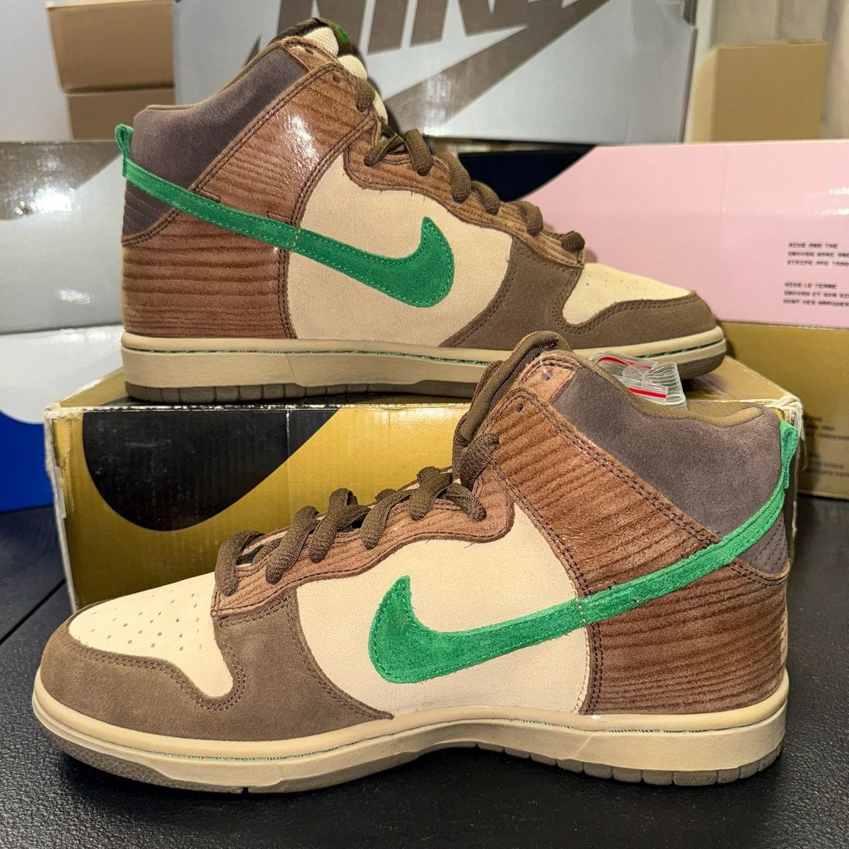Nike Size 10 - Nike Dunk Premium SB High Tweed Classic Green Size US 10 / EU 43 - 2 Thumbnail