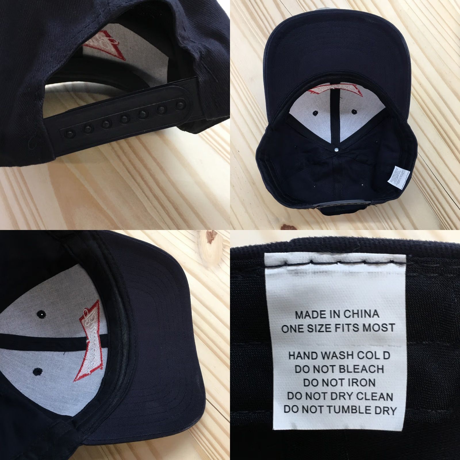 Budweiser Budweiser Baseball Cap Mens Blue OS Adjustable Curved Brim Embroidered Logo Size ONE SIZE - 8 Thumbnail