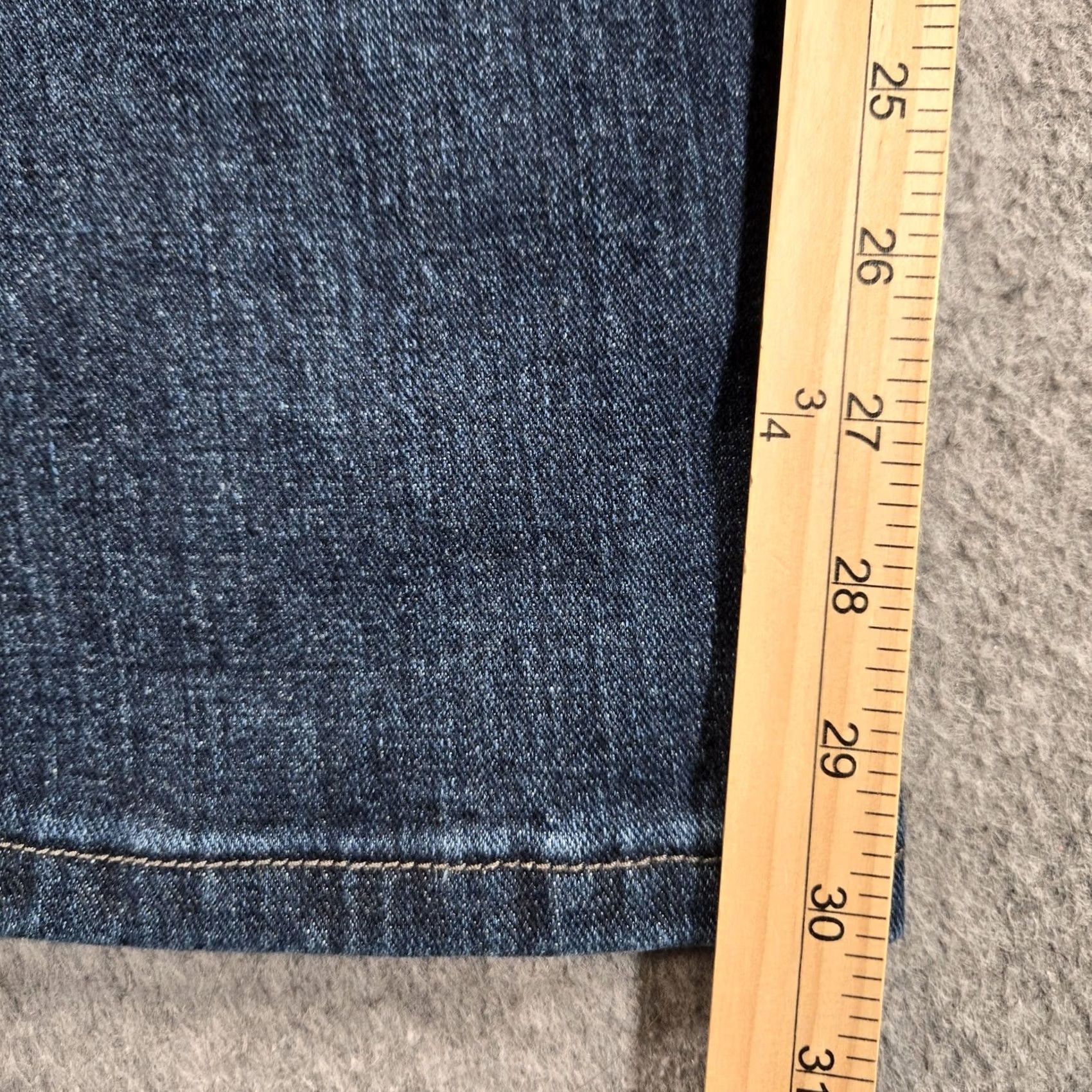 Lee Lee Regular Fit Straight Leg Jeans Mens 42x30 Blue Medium Wash Stretch Denim Size US 42 / EU 58 - 6 Thumbnail