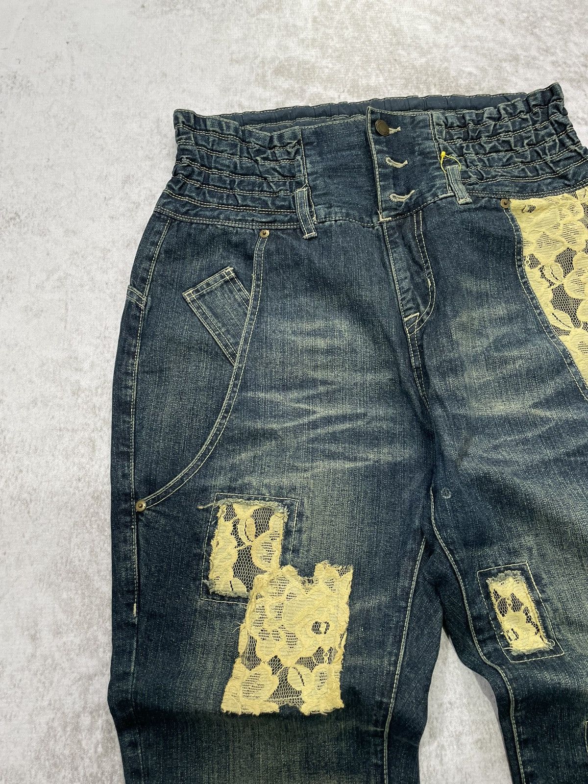Issey Miyake 2000s Somari japan hight waistdenim pants kapitalstyle Size US 32 / EU 48 - 4 Thumbnail