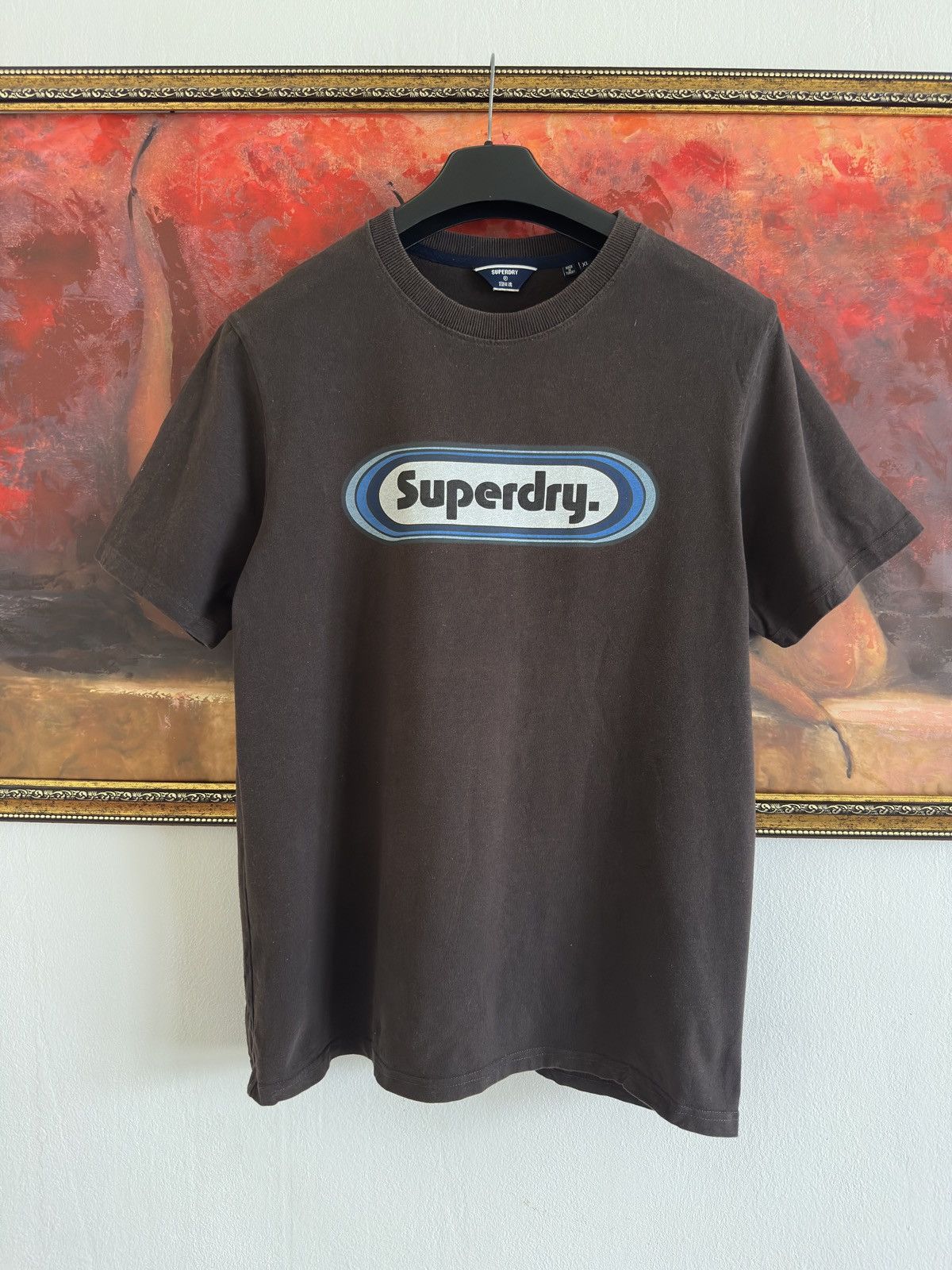 Superdry Superdry Brown Cotton T Shirt Size XL Size US XL / EU 56 / 4 - 1 Thumbnail