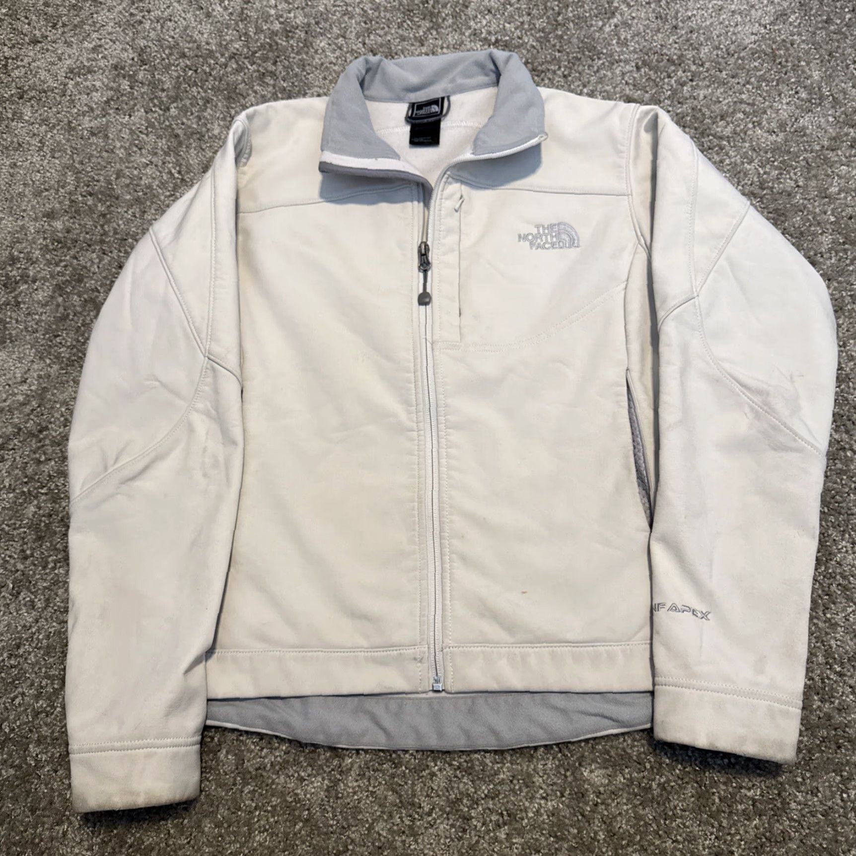 The North Face VINTAGE: No — (Skip) The North Face Jacket Womens Small White Apex Bionic Soft Shell Full Zip Coat Size S / US 4 / IT 40 - 2 Thumbnail