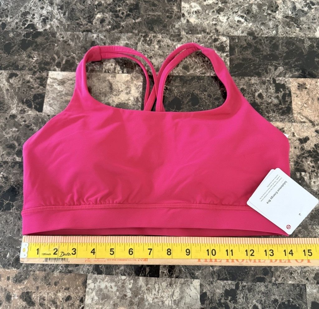 Lululemon LULULEMON ENERGY BRA MEDIUM SUPPORT B/C CUP CALYPSO SIZE 10 Size ONE SIZE - 3 Thumbnail