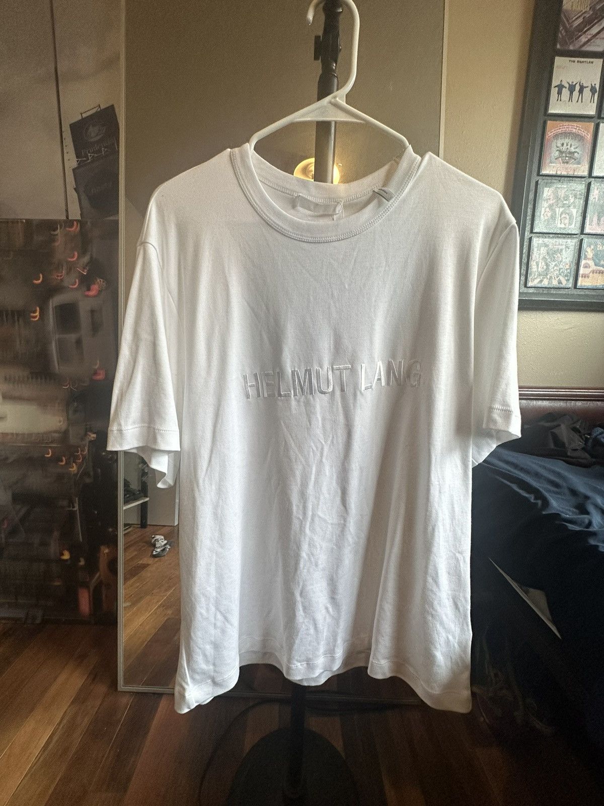 Helmut Lang Helmut lang white t shirt Size US M / EU 48-50 / 2 - 3 Thumbnail