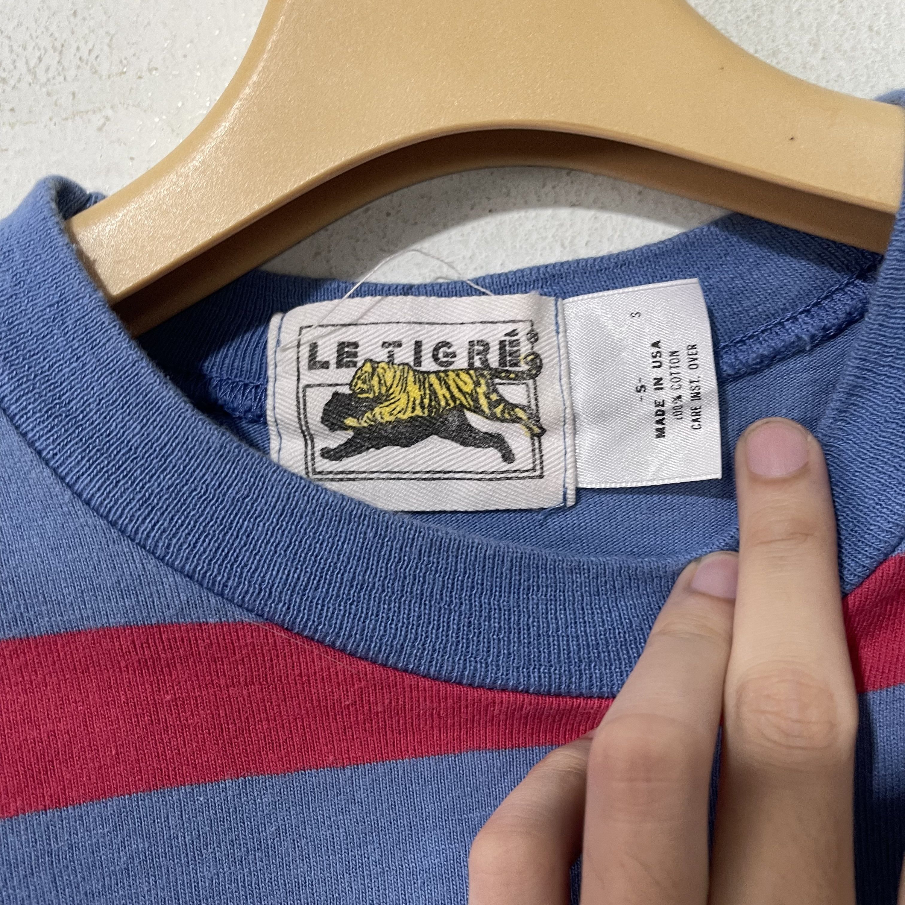 Vintage Vintage 90s Striped Shirt Size US S / EU 44-46 / 1 - 6 Thumbnail