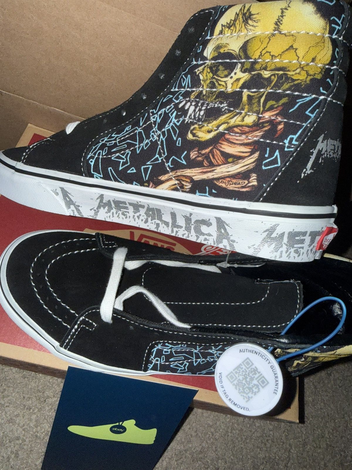 Metallica × Vans Vans X Metallica High Top Sneaker Size US 6 / EU 39 - 2 Thumbnail