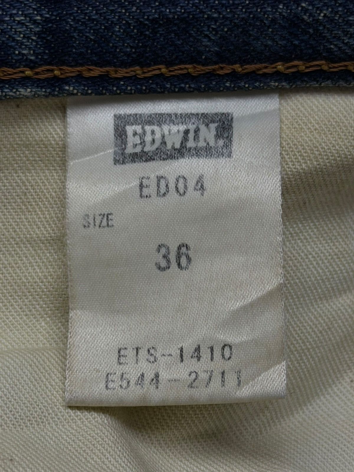 Edwin Vintage Edwin ED04 Series Japan Denim Jeans | W38 Size US 38 / EU 54 - 11 Thumbnail