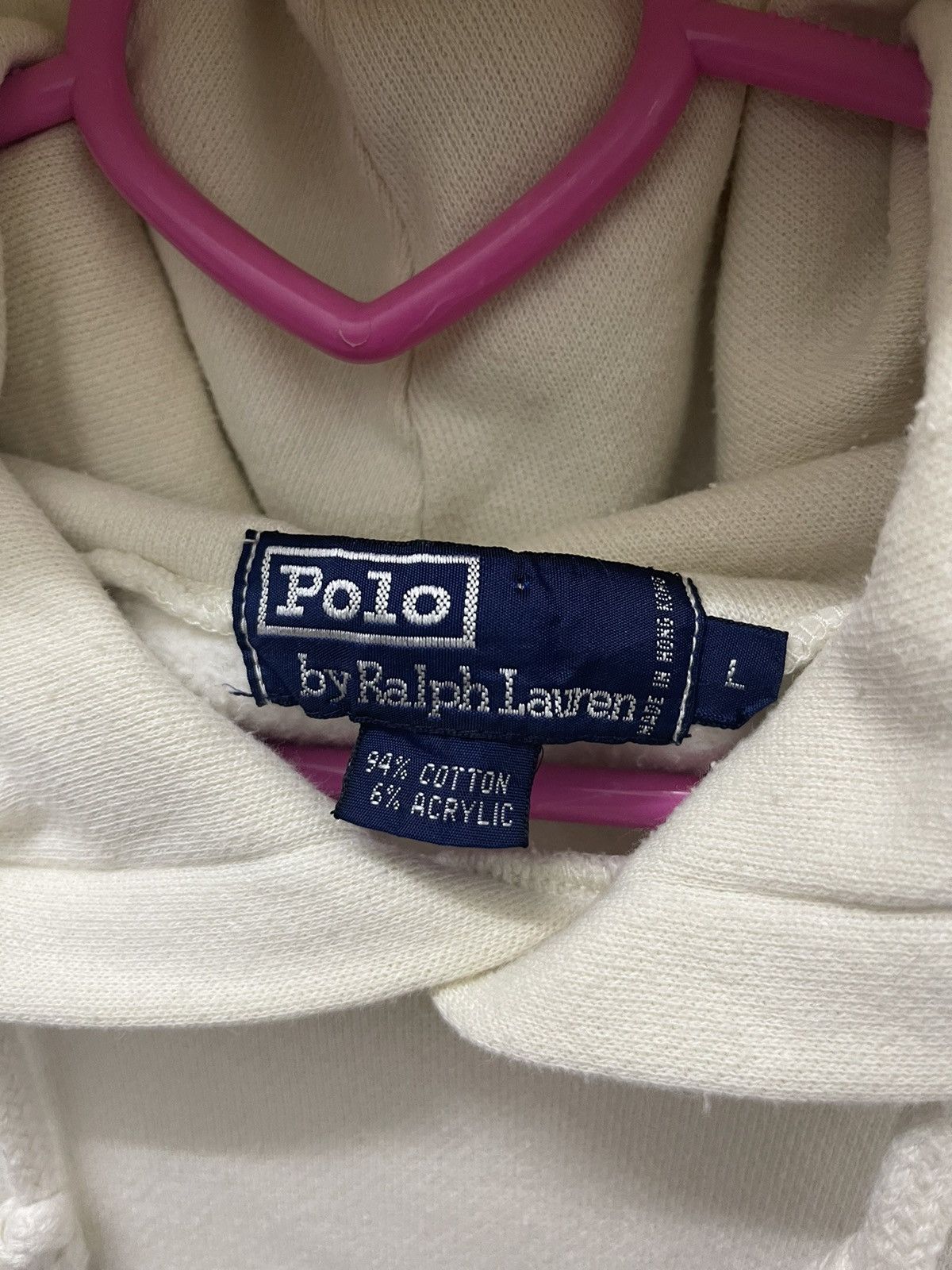 Polo Ralph Lauren Rare Vintage POLO RALPH LAUREN 6P7 Hoodie Size US L / EU 52-54 / 3 - 3 Thumbnail