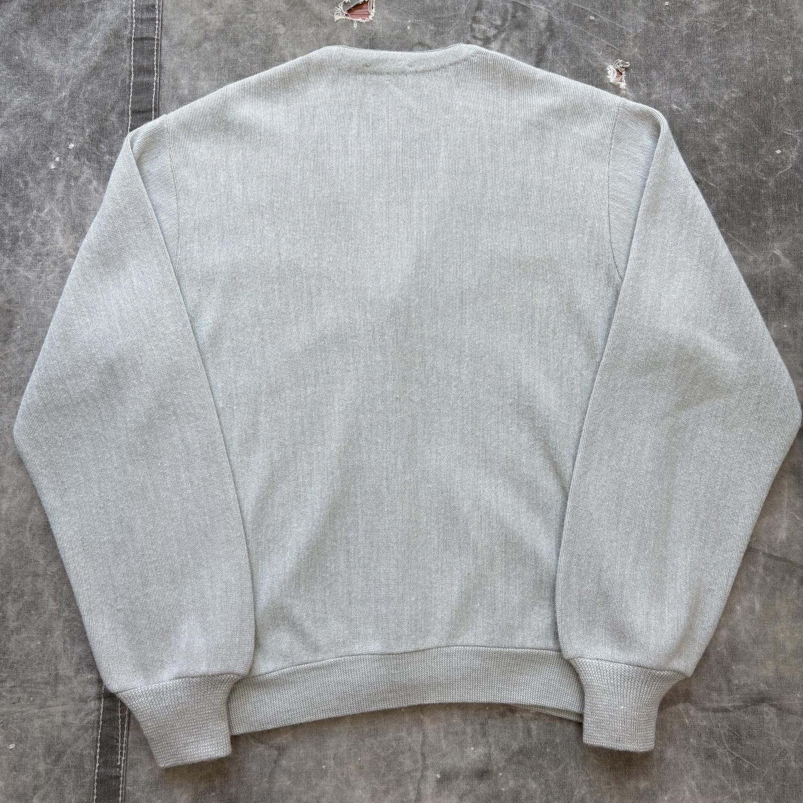 Vintage Vintage 60s 70s Pistachio Green Kurt Cobain Sweater Cardigan Size US L / EU 52-54 / 3 - 5 Thumbnail
