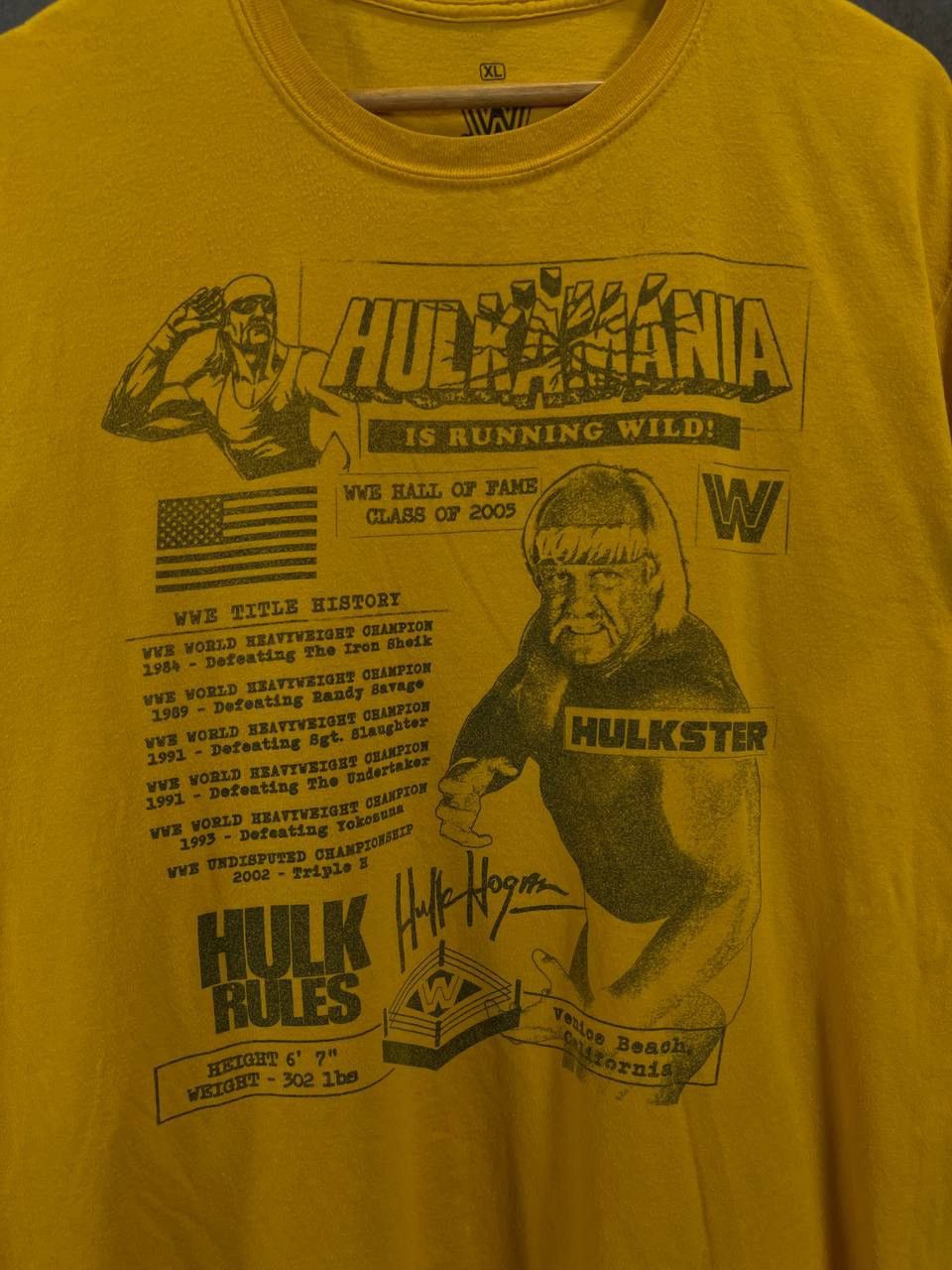 WWE × WWF Hall Hogan WWE WWF wrestling tee Size US XL / EU 56 / 4 - 3 Thumbnail