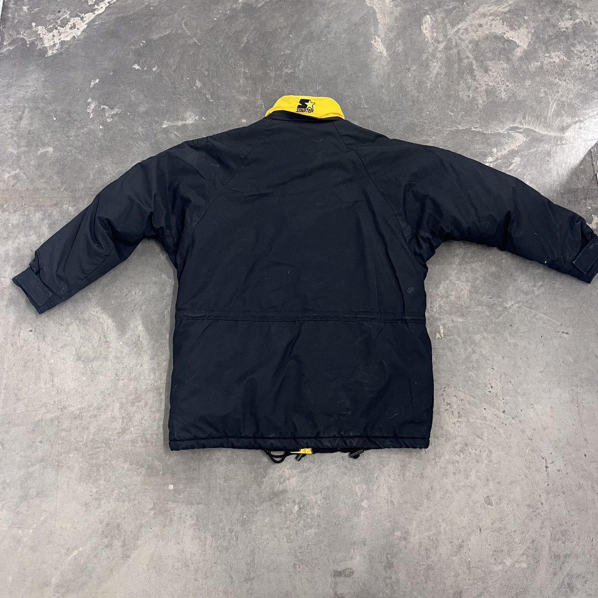 NFL × Vintage Vintage Steelers Pittsburgh NFL Starter Jacket Long Coat Med Size US M / EU 48-50 / 2 - 6 Thumbnail