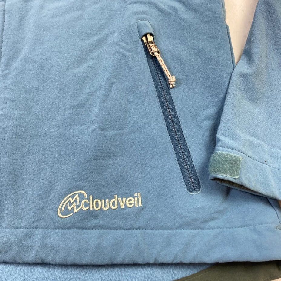 Vintage VINTAGE Cloudveil Jacket Women's Medium Blue Maize Cyclone Serendipity Soft Shell Size M / US 6-8 / IT 42-44 - 4 Thumbnail