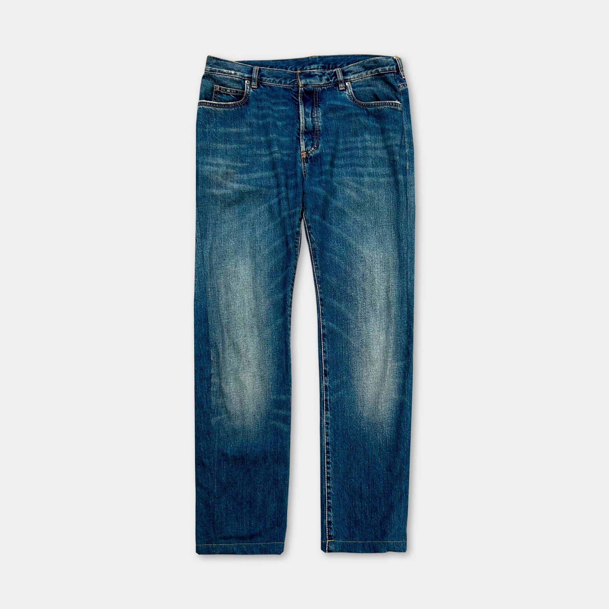Maison Margiela Maison Margiela MM10 Washed Blue Jeans Size US 32 / EU 48 - 1 Thumbnail