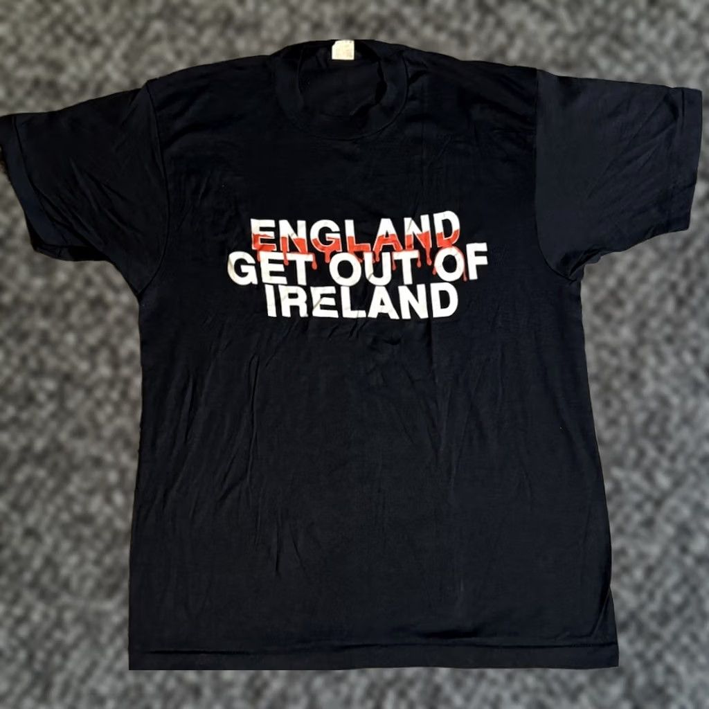 Vintage VINTAGE England Get Out Ireland T Shirt Sz L Noraid Sinn Fein The Troubles 80s Size US L / EU 52-54 / 3 - 1 Thumbnail