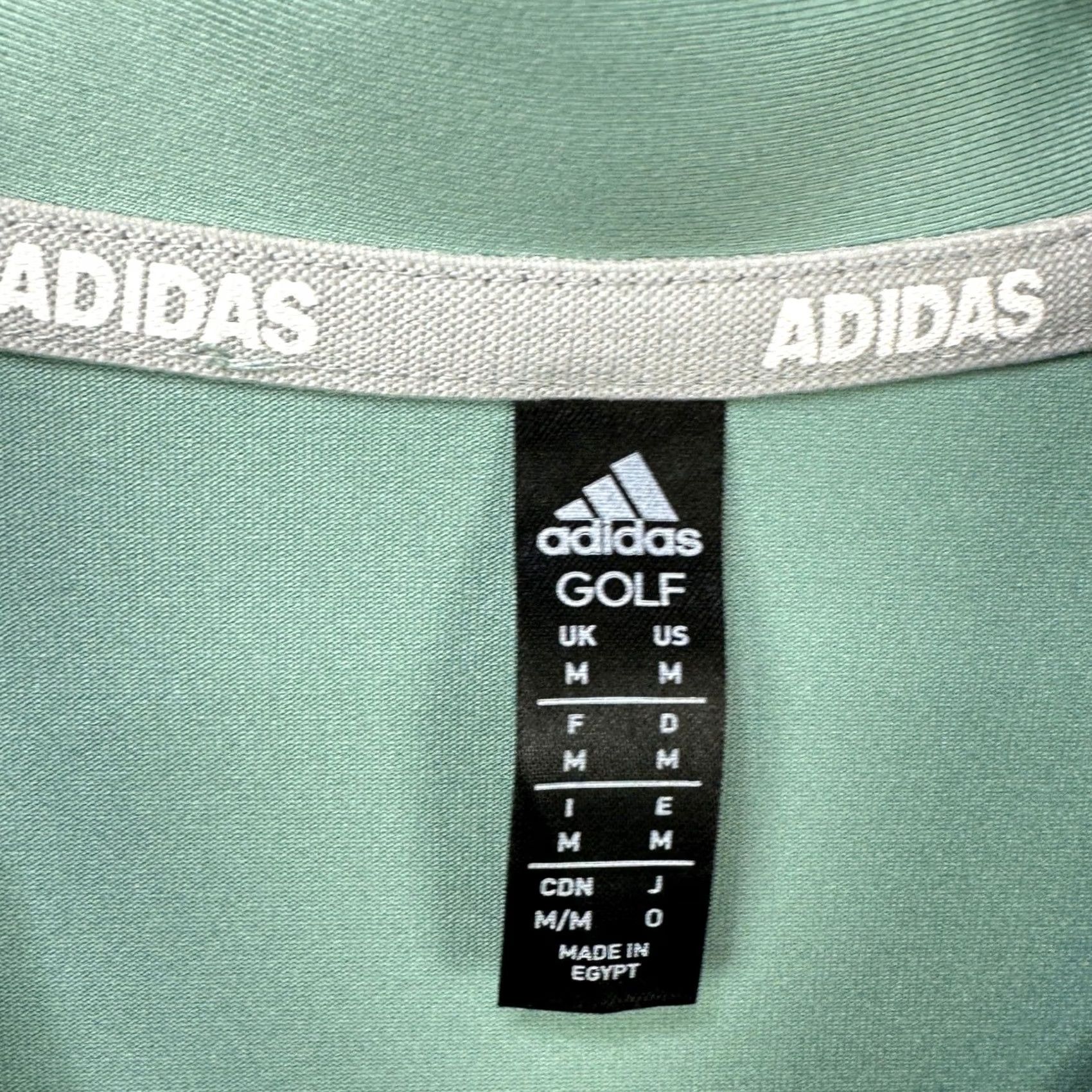 Adidas Adidas Golf Polo Shirt Men Medium Green Short Sleeve Solid Breathable 93% Polyester 7% Spandex EUC Size US M / EU 48-50 / 2 - 5 Thumbnail