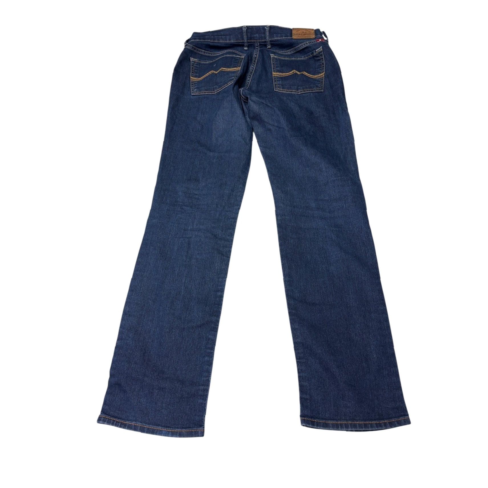 Lucky Brand Lucky Brand Sweet Straight Jeans Dark Wash 4/27 W30 L29 Women 5-Pocket Denim Straight Leg Jeans Size 27" / US 4 / IT 40 - 7 Thumbnail
